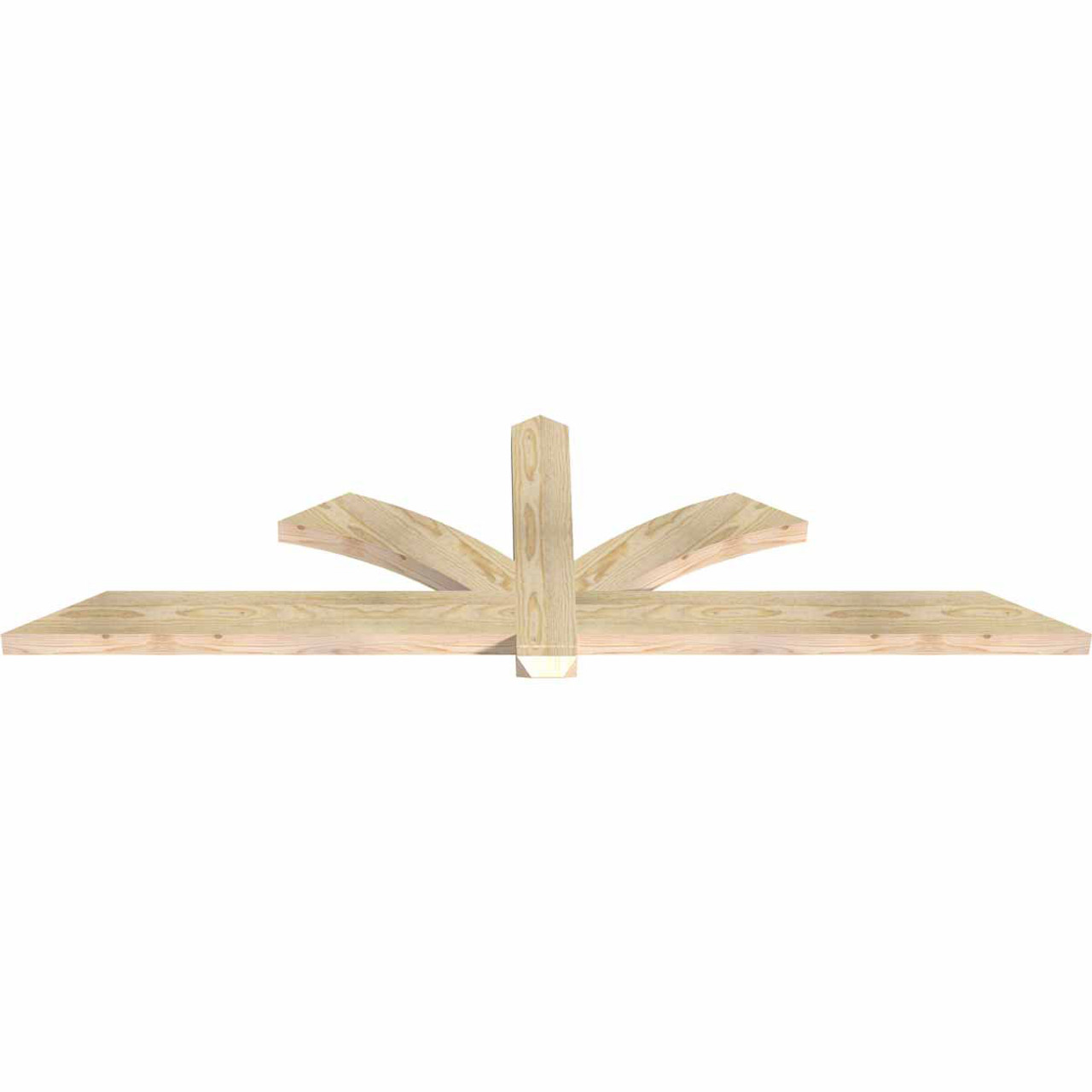 7/12 Pitch Redmond Rough Sawn Timber Gable Bracket GBW072X21X0204RED00RDF