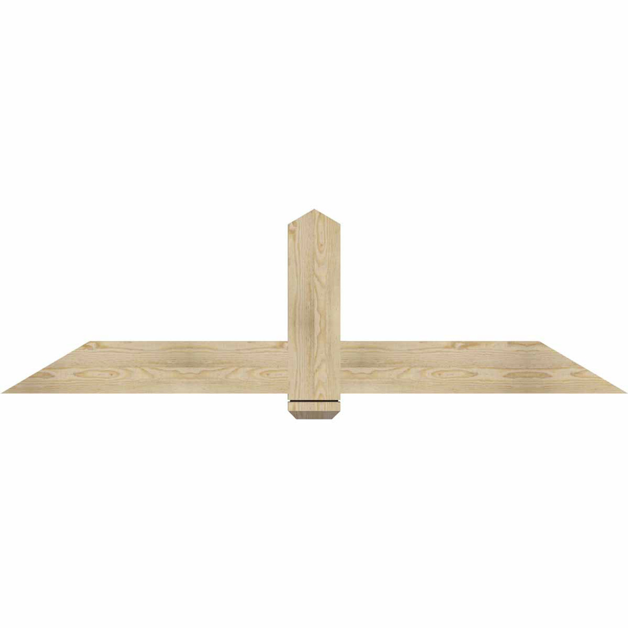 7/12 Pitch Eugene Rough Sawn Timber Gable Bracket GBW072X21X0206EUG00RDF