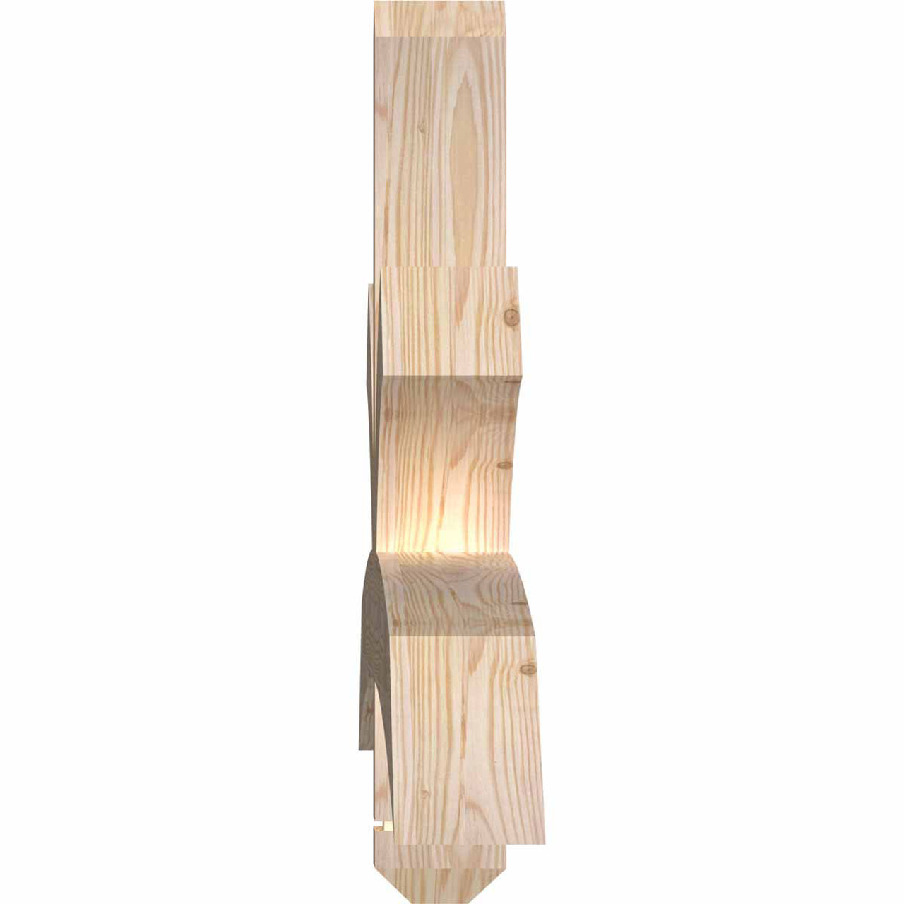 7/12 Pitch Davenport Smooth Timber Gable Bracket GBW072X21X0404DAV00SDF