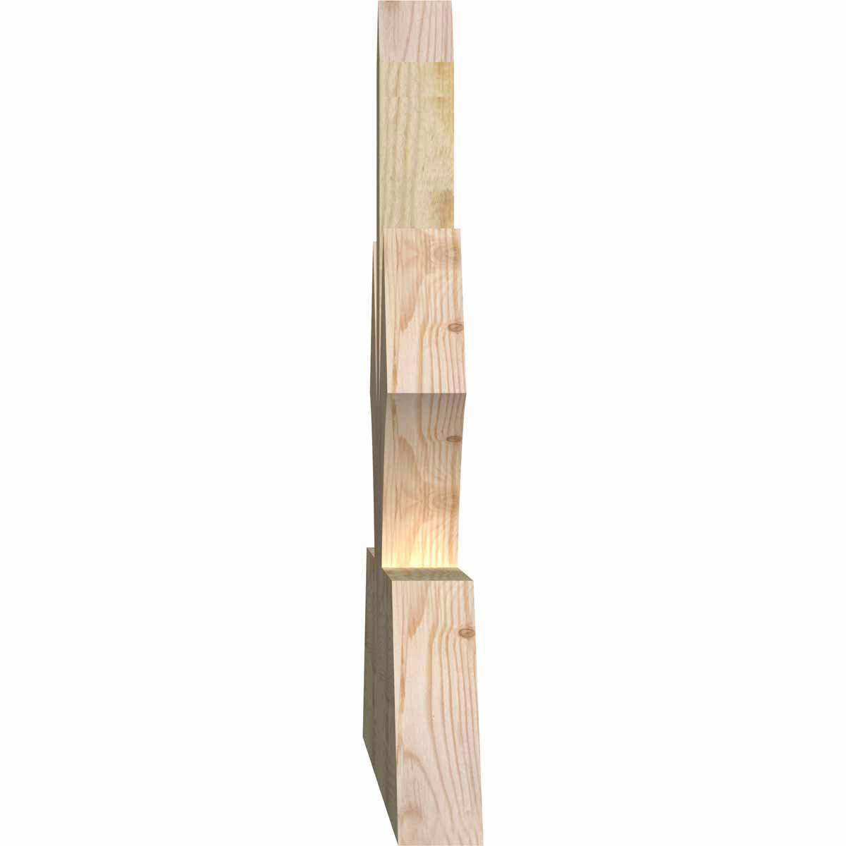 7/12 Pitch Richland Rough Sawn Timber Gable Bracket GBW072X21X0206RIC00RDF