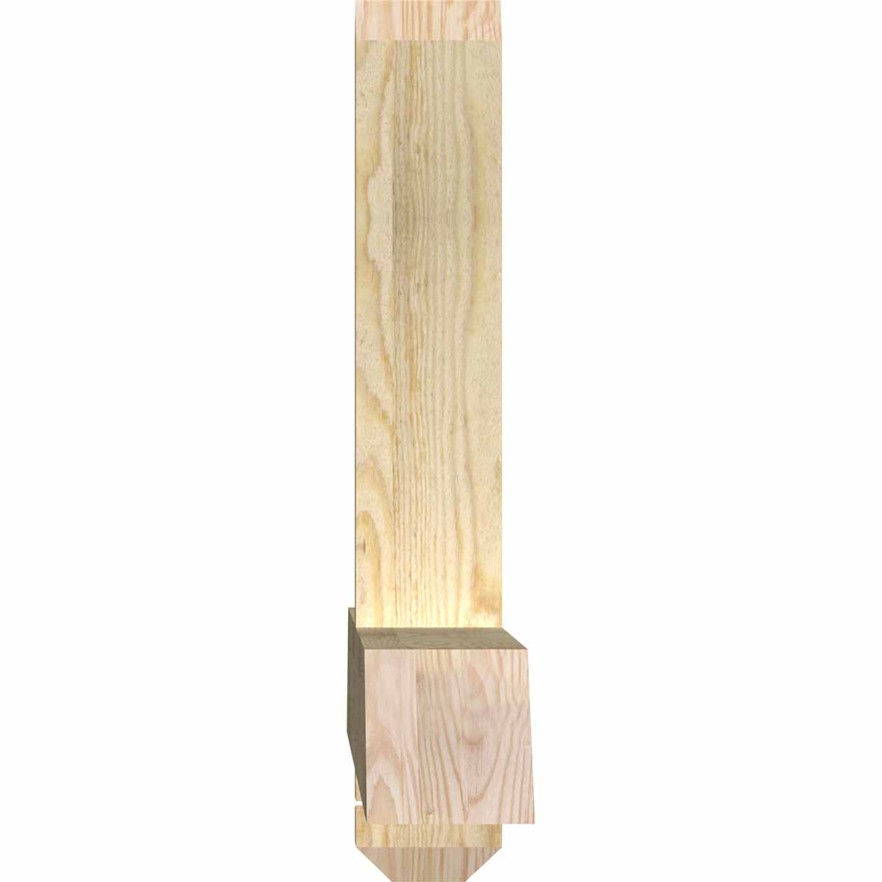 7/12 Pitch Eugene Rough Sawn Timber Gable Bracket GBW072X21X0404EUG00RDF