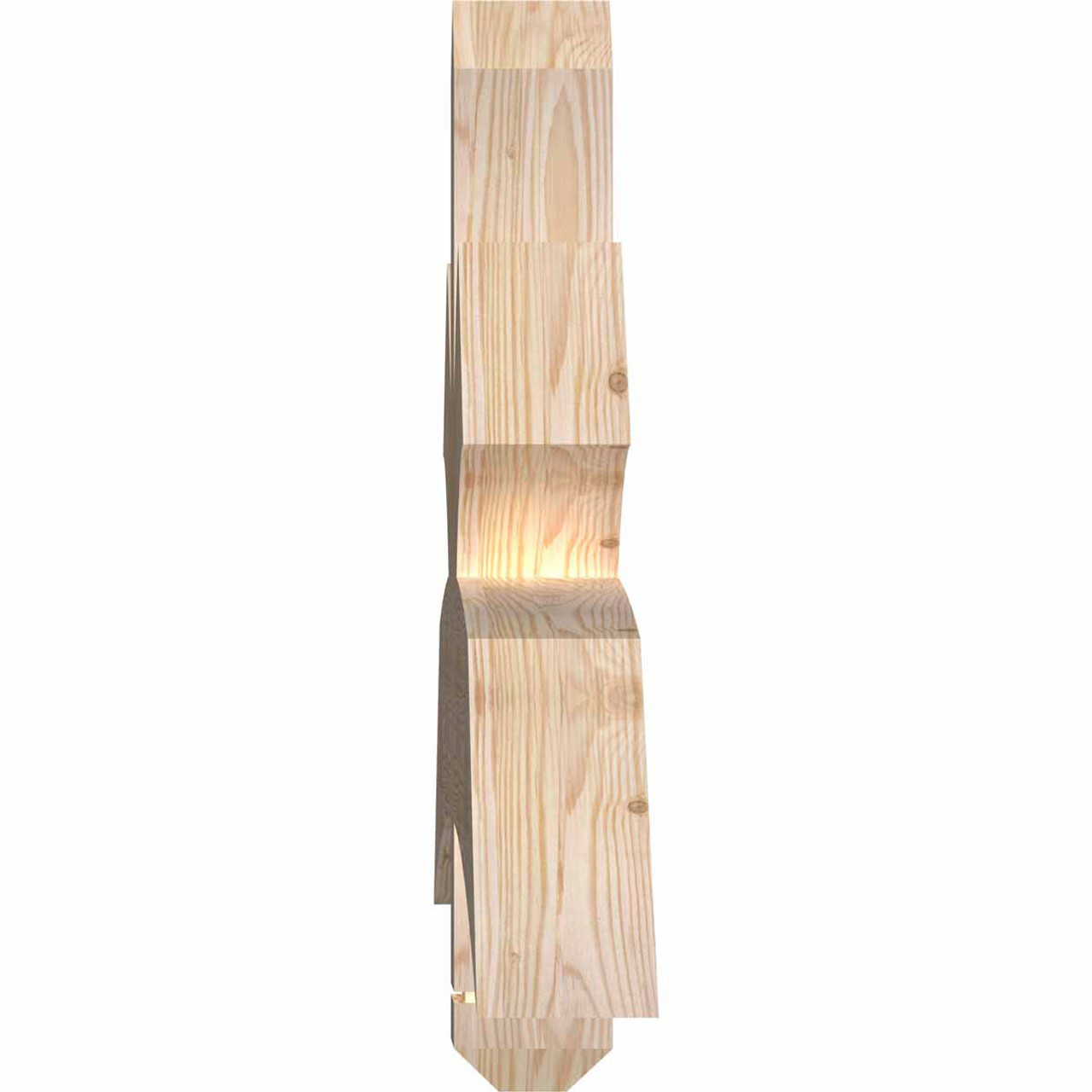 7/12 Pitch Davenport Smooth Timber Gable Bracket GBW072X21X0406DAV00SDF