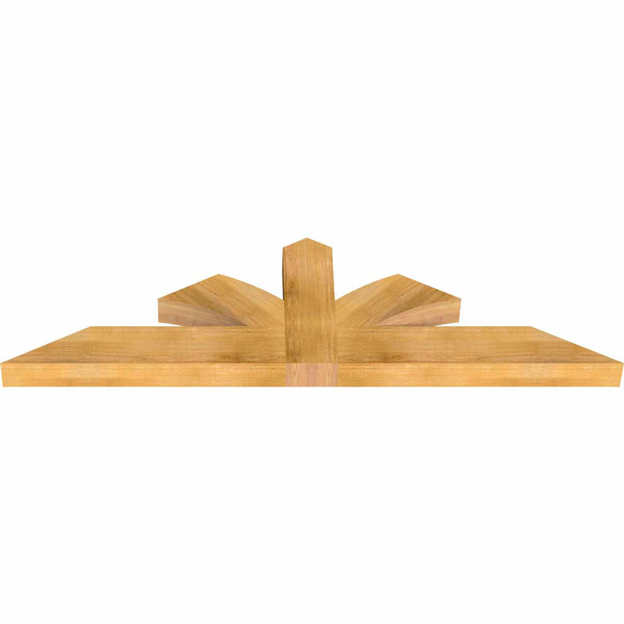 7/12 Pitch Richland Rough Sawn Timber Gable Bracket GBW072X21X0406RIC00RWR