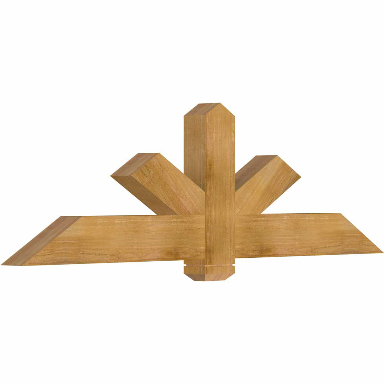 7/12 Pitch Kennewick Rough Sawn Timber Gable Bracket GBW072X21X0406KEN00RWR