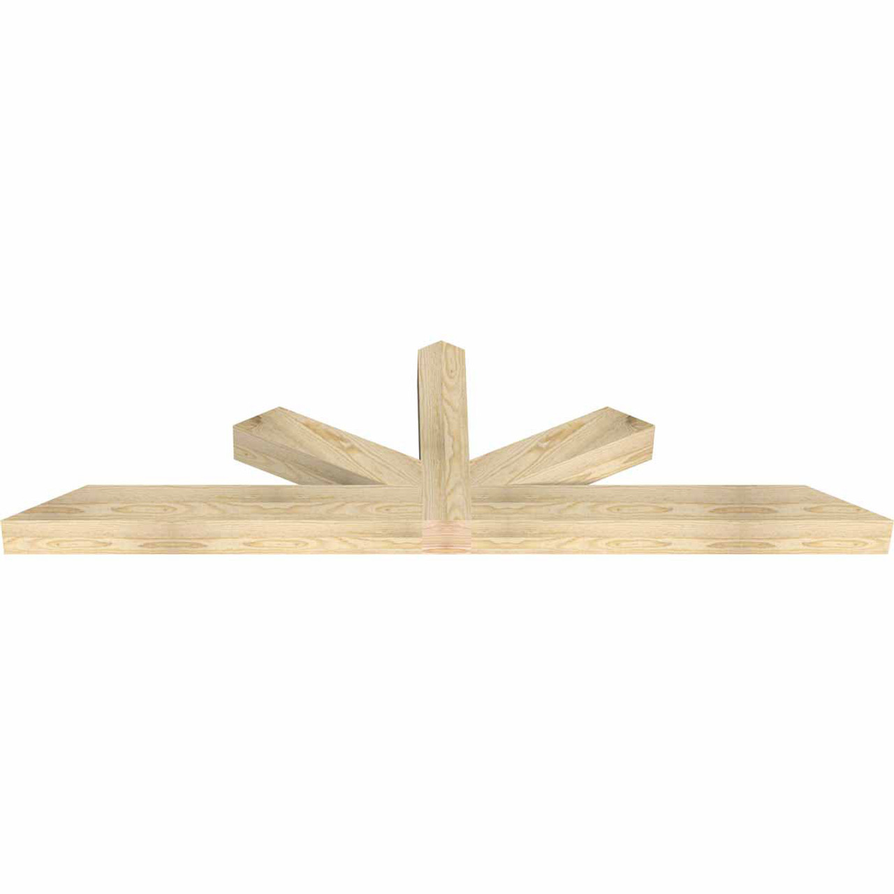 7/12 Pitch Saratoga Rough Sawn Timber Gable Bracket GBW072X21X0404SAR00RDF