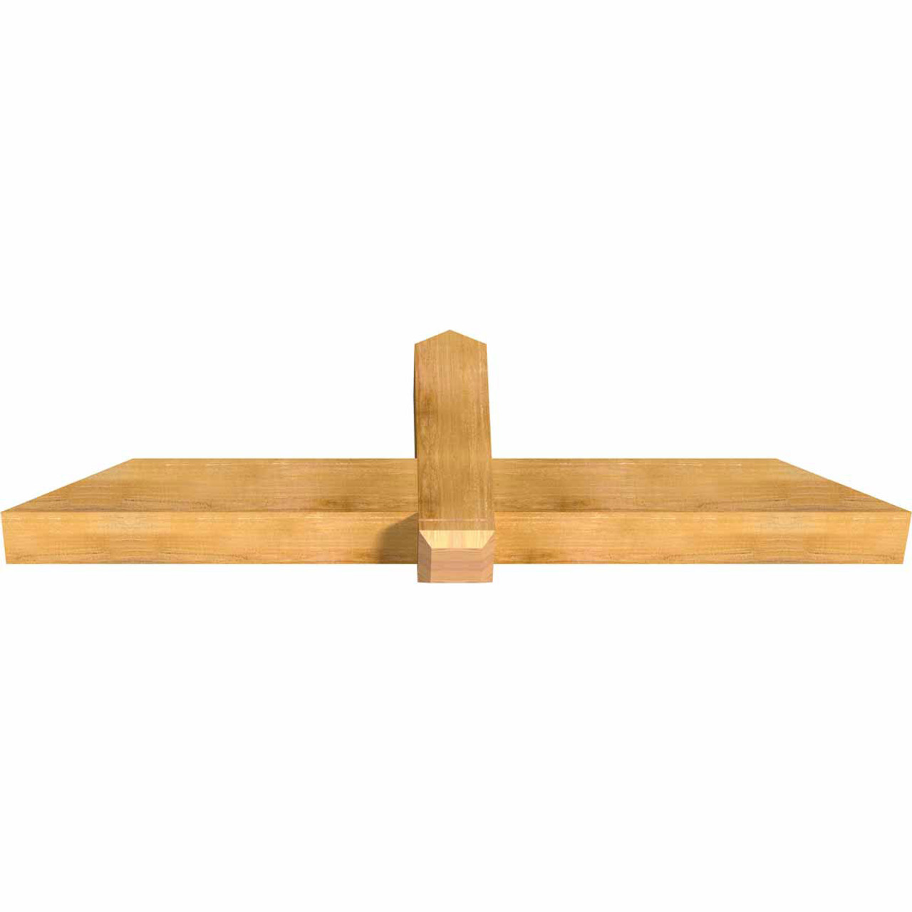 7/12 Pitch Eugene Rough Sawn Timber Gable Bracket GBW072X21X0606EUG00RWR