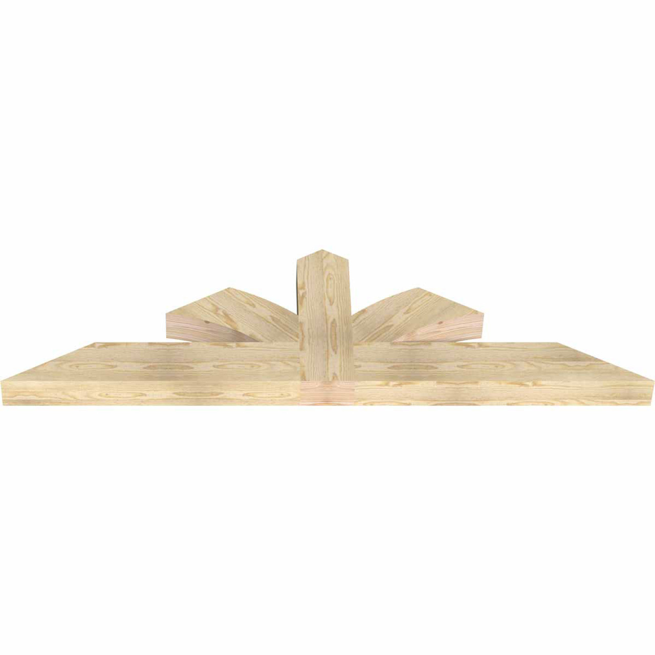 7/12 Pitch Richland Rough Sawn Timber Gable Bracket GBW072X21X0406RIC00RDF