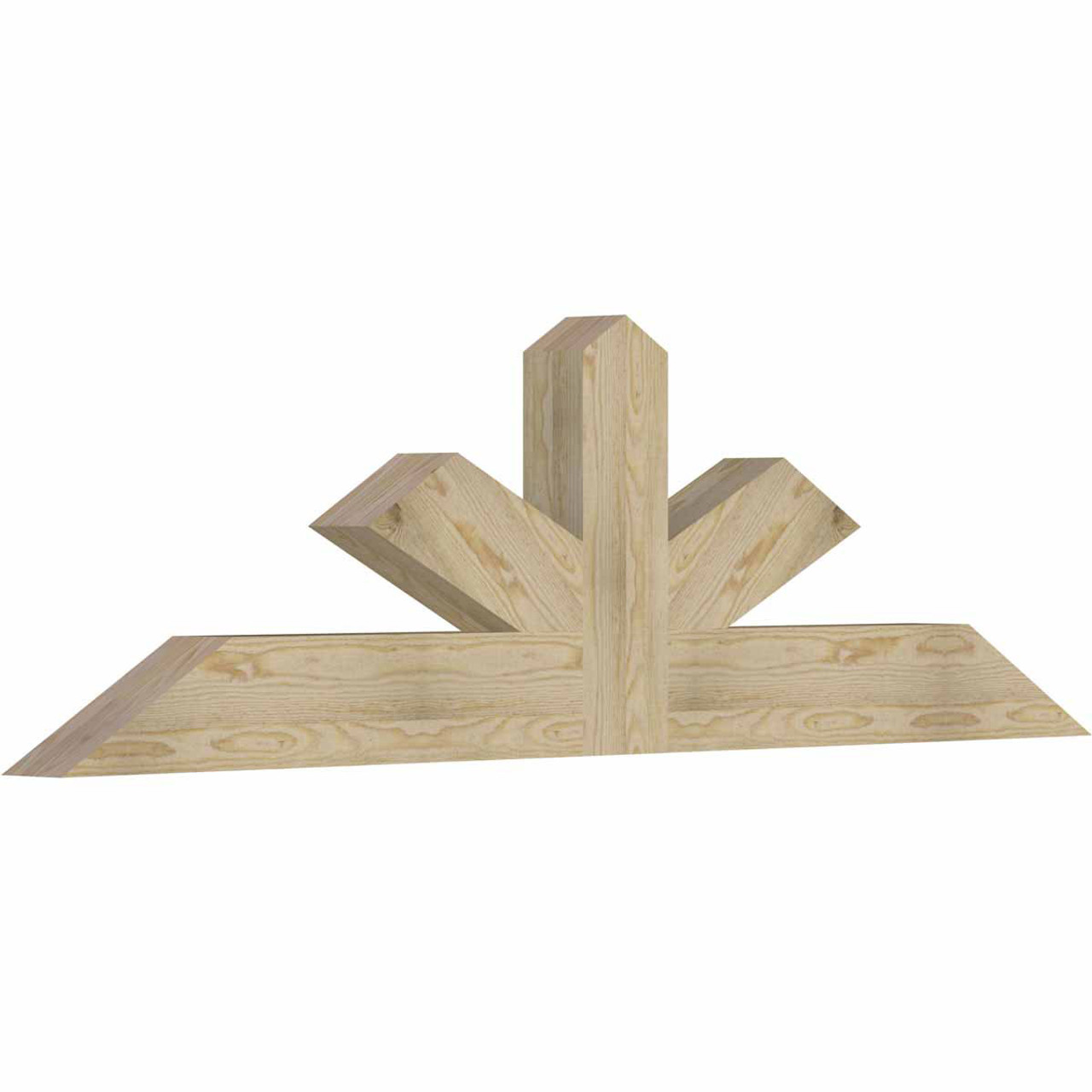 7/12 Pitch Saratoga Rough Sawn Timber Gable Bracket GBW072X21X0406SAR00RDF