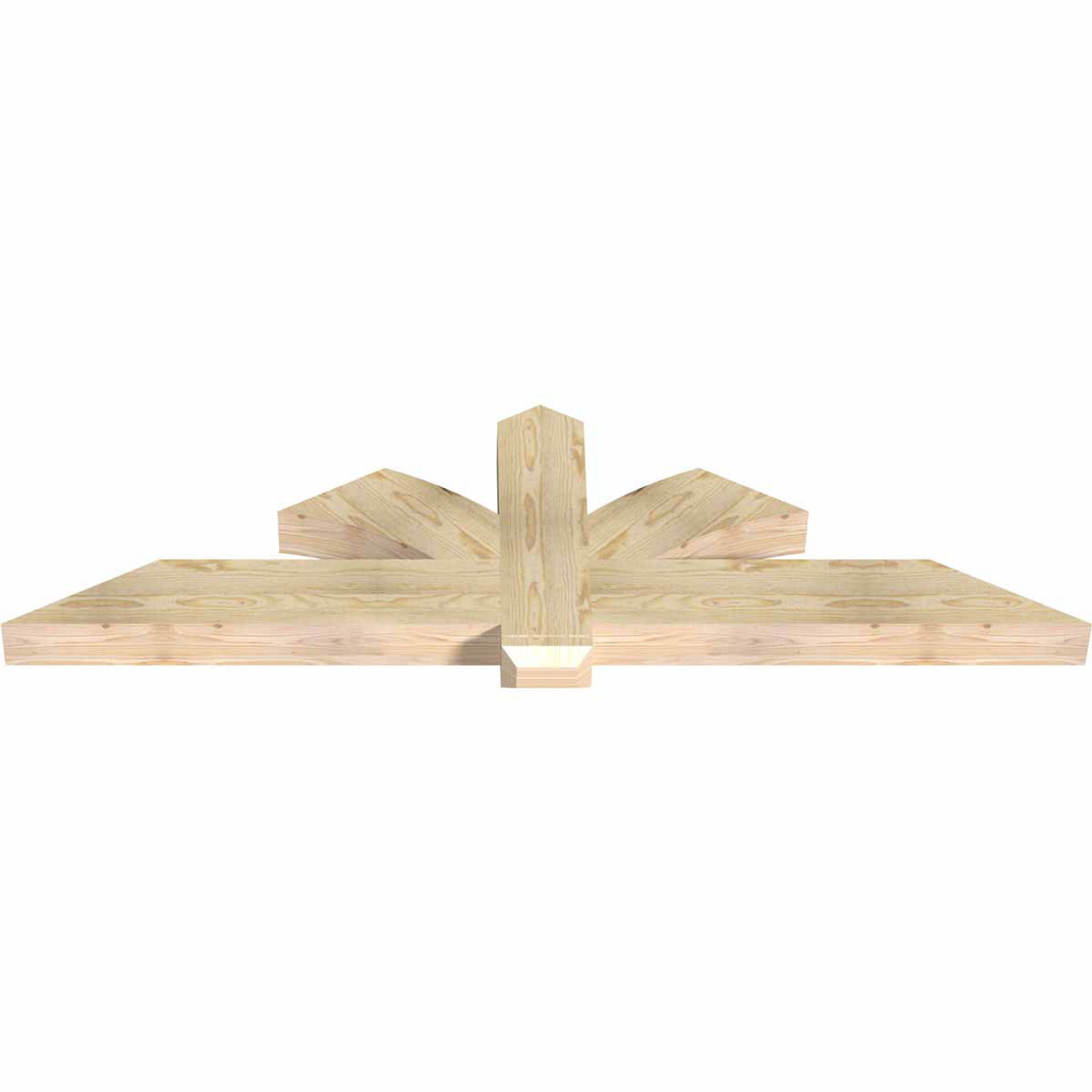 7/12 Pitch Redmond Rough Sawn Timber Gable Bracket GBW072X21X0406RED00RDF