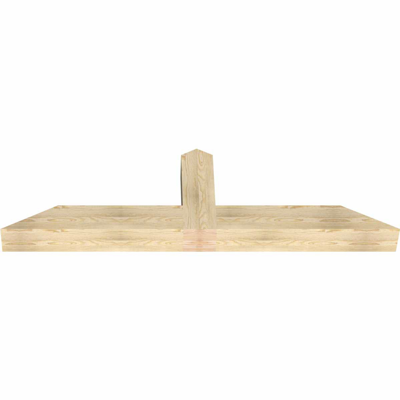 7/12 Pitch Portland Rough Sawn Timber Gable Bracket GBW072X21X0606POR00RDF