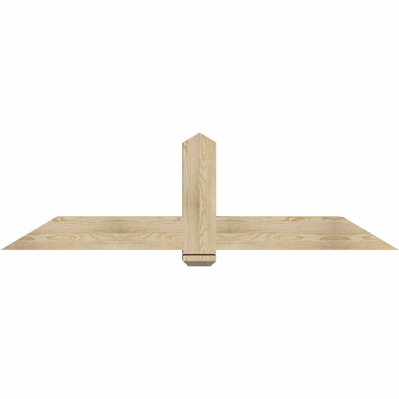 7/12 Pitch Eugene Rough Sawn Timber Gable Bracket GBW072X21X0606EUG00RDF