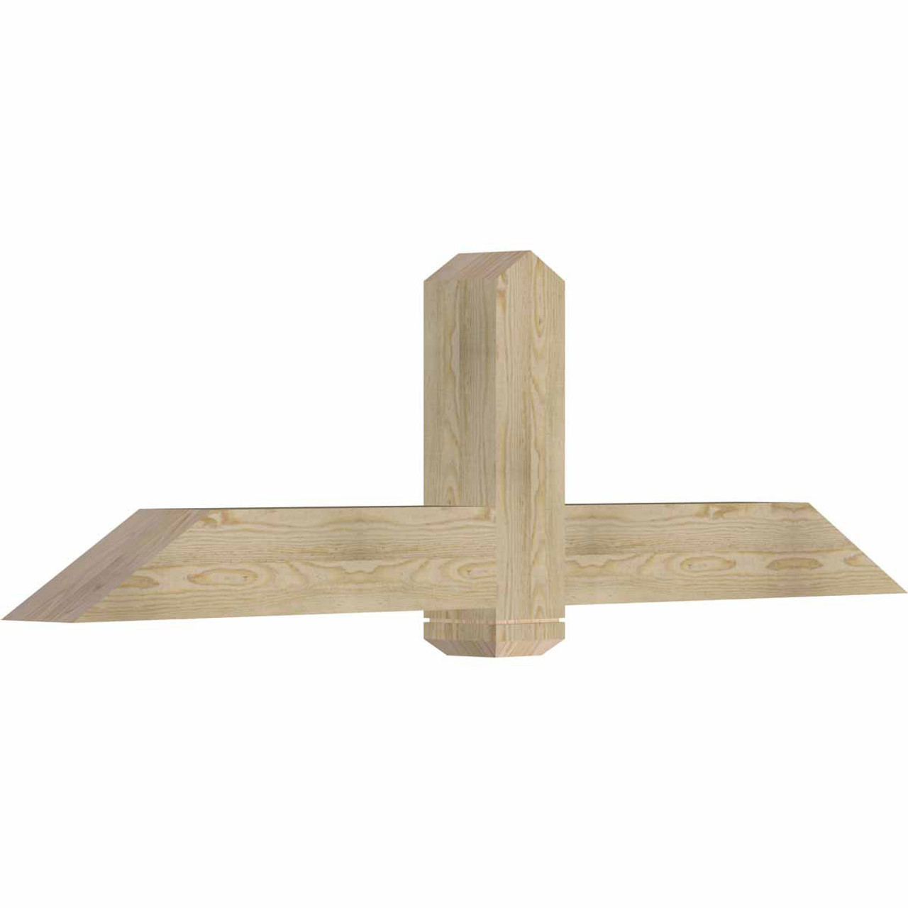 7/12 Pitch Eugene Rough Sawn Timber Gable Bracket GBW072X21X0606EUG00RDF