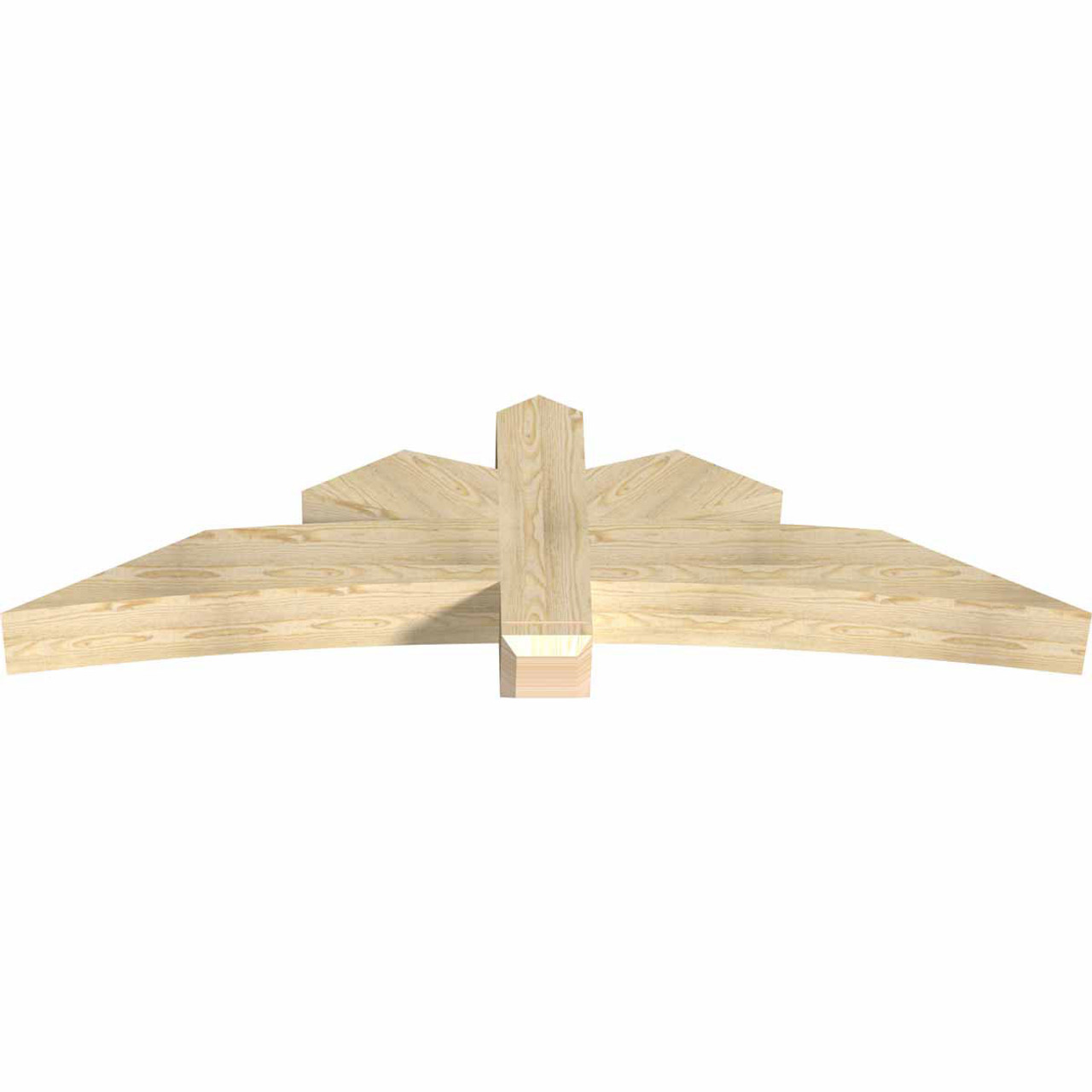 7/12 Pitch Alberta Rough Sawn Timber Gable Bracket GBW072X21X0606ALB00RDF