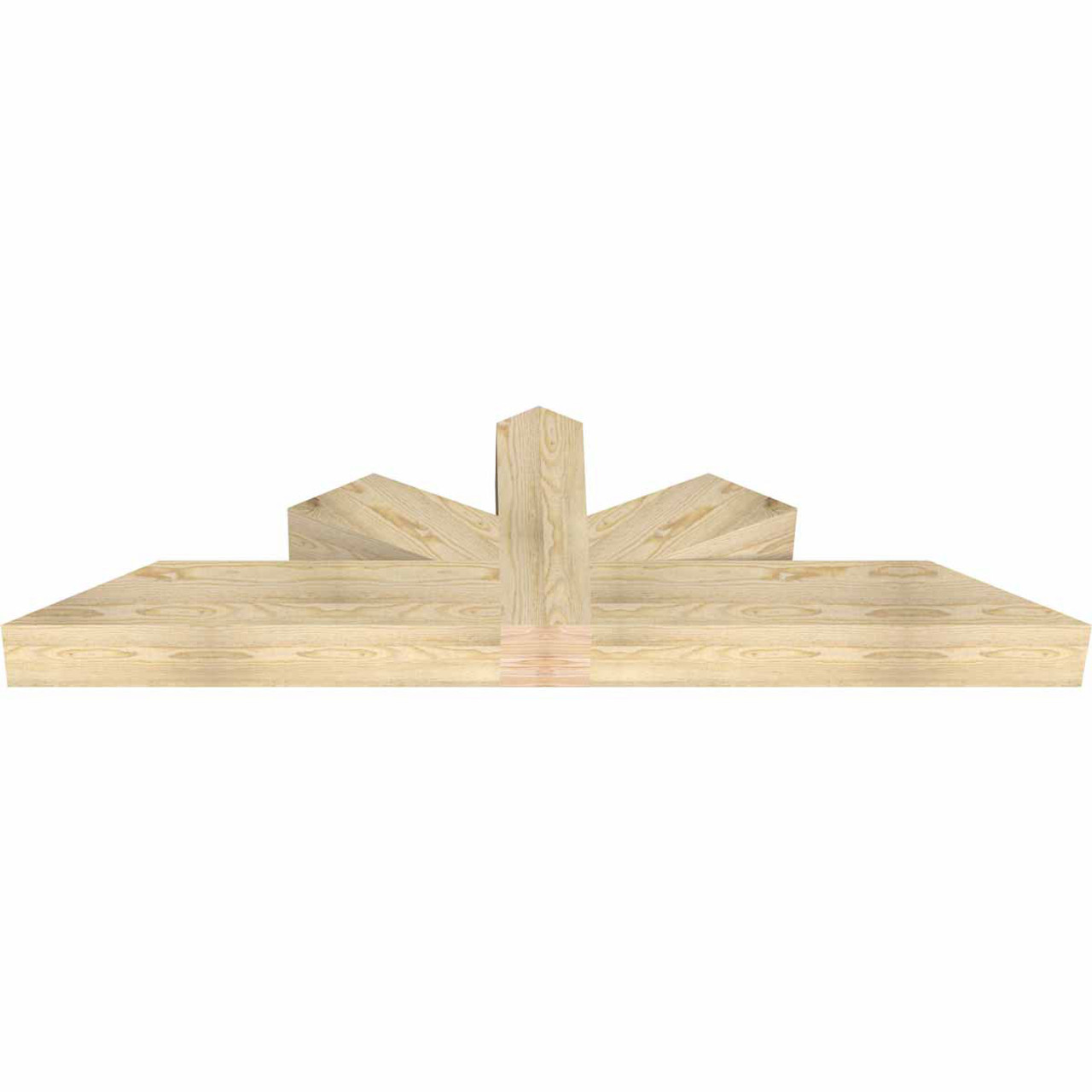 7/12 Pitch Saratoga Rough Sawn Timber Gable Bracket GBW072X21X0606SAR00RDF