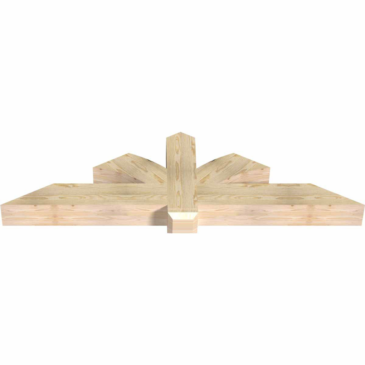 7/12 Pitch Redmond Rough Sawn Timber Gable Bracket GBW072X21X0606RED00RDF