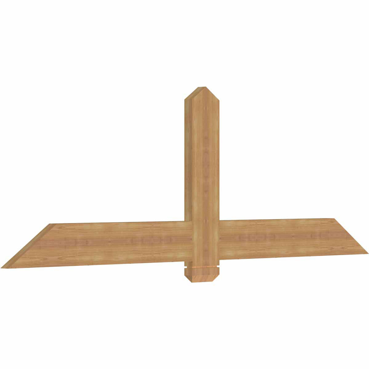 8/12 Pitch Eugene Smooth Timber Gable Bracket GBW072X24X0206EUG00SWR