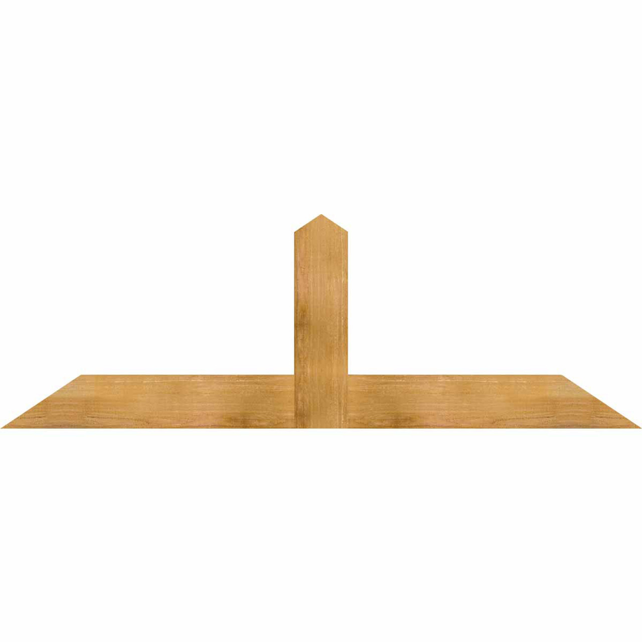 8/12 Pitch Portland Rough Sawn Timber Gable Bracket GBW072X24X0206POR00RWR