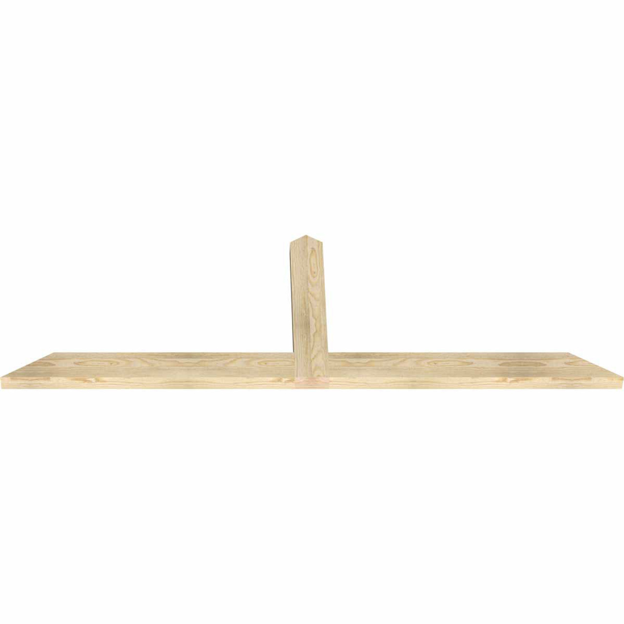 8/12 Pitch Portland Rough Sawn Timber Gable Bracket GBW072X24X0204POR00RDF