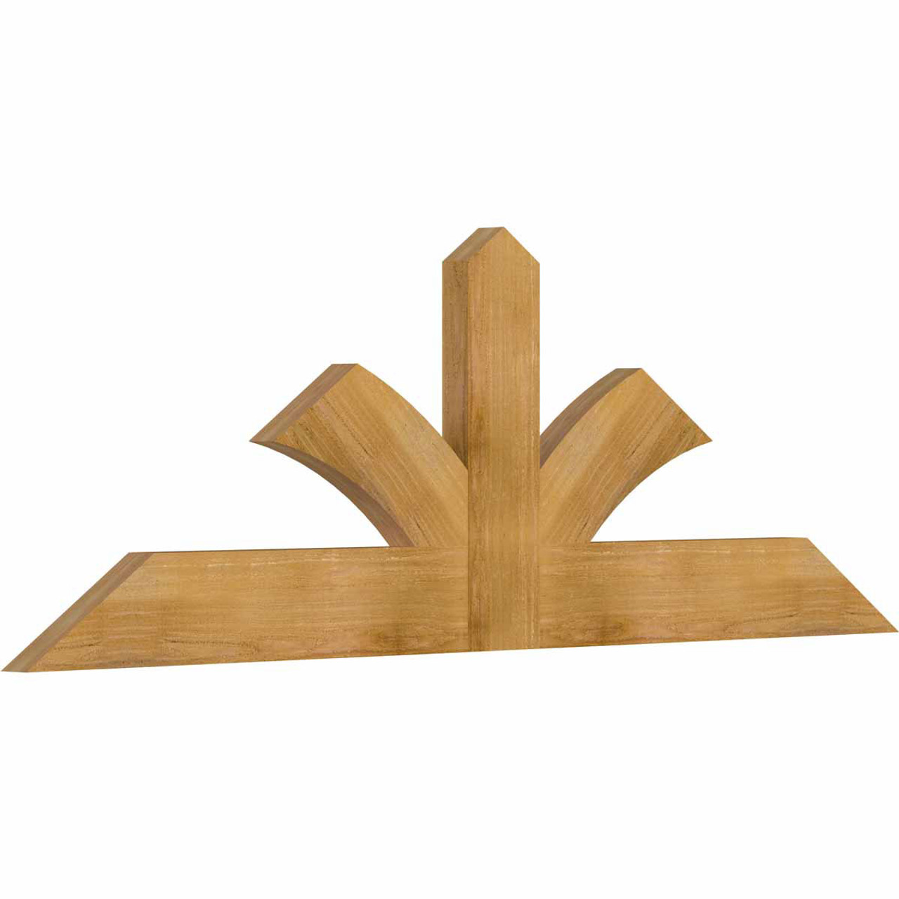 8/12 Pitch Richland Rough Sawn Timber Gable Bracket GBW072X24X0206RIC00RWR