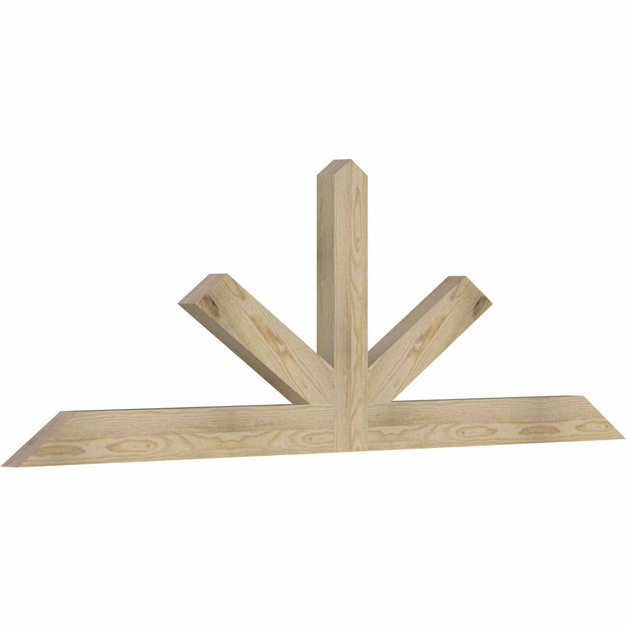 8/12 Pitch Saratoga Rough Sawn Timber Gable Bracket GBW072X24X0204SAR00RDF