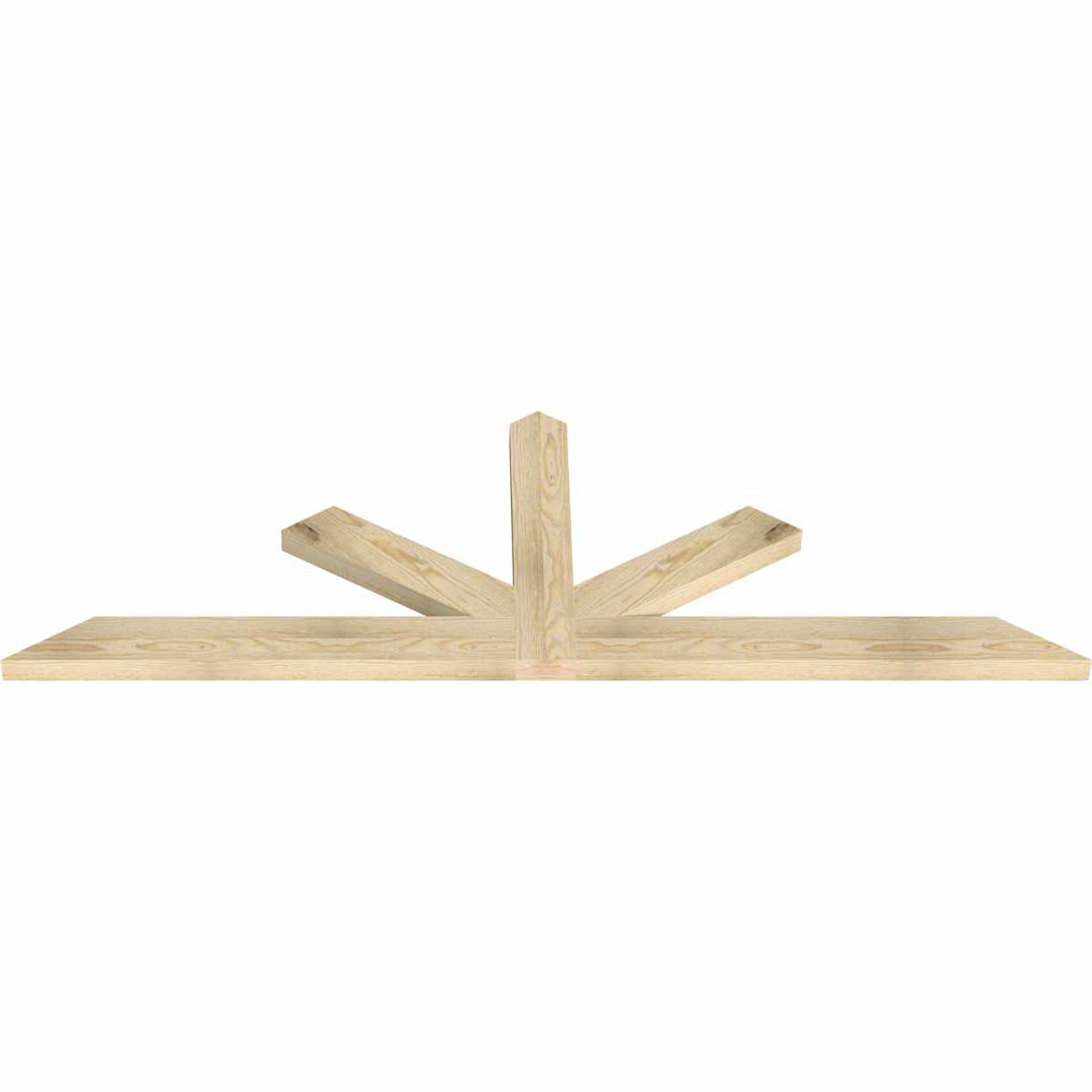 8/12 Pitch Saratoga Rough Sawn Timber Gable Bracket GBW072X24X0204SAR00RDF