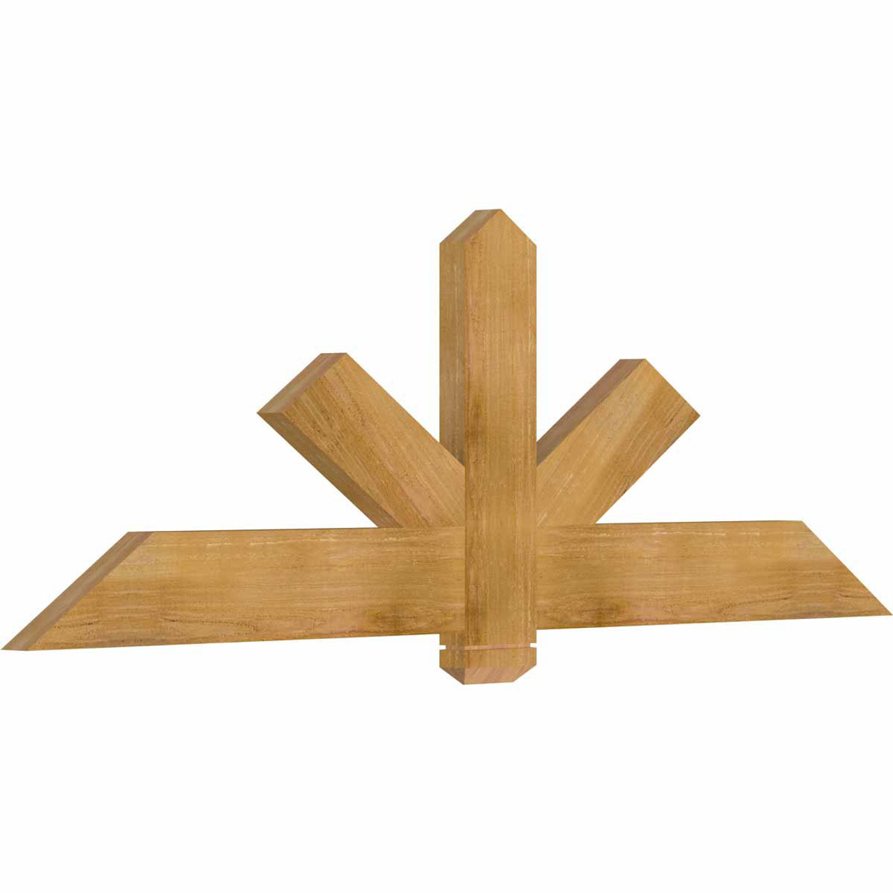 8/12 Pitch Kennewick Rough Sawn Timber Gable Bracket GBW072X24X0206KEN00RWR