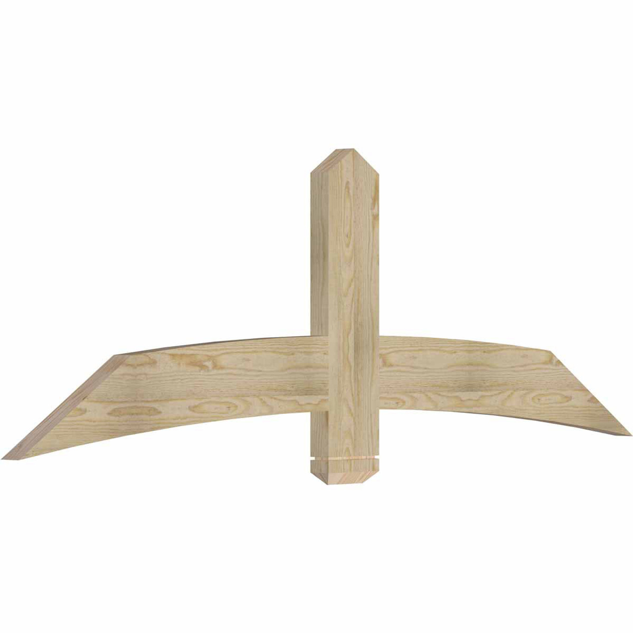 8/12 Pitch Bellingham Rough Sawn Timber Gable Bracket GBW072X24X0206BEL00RDF