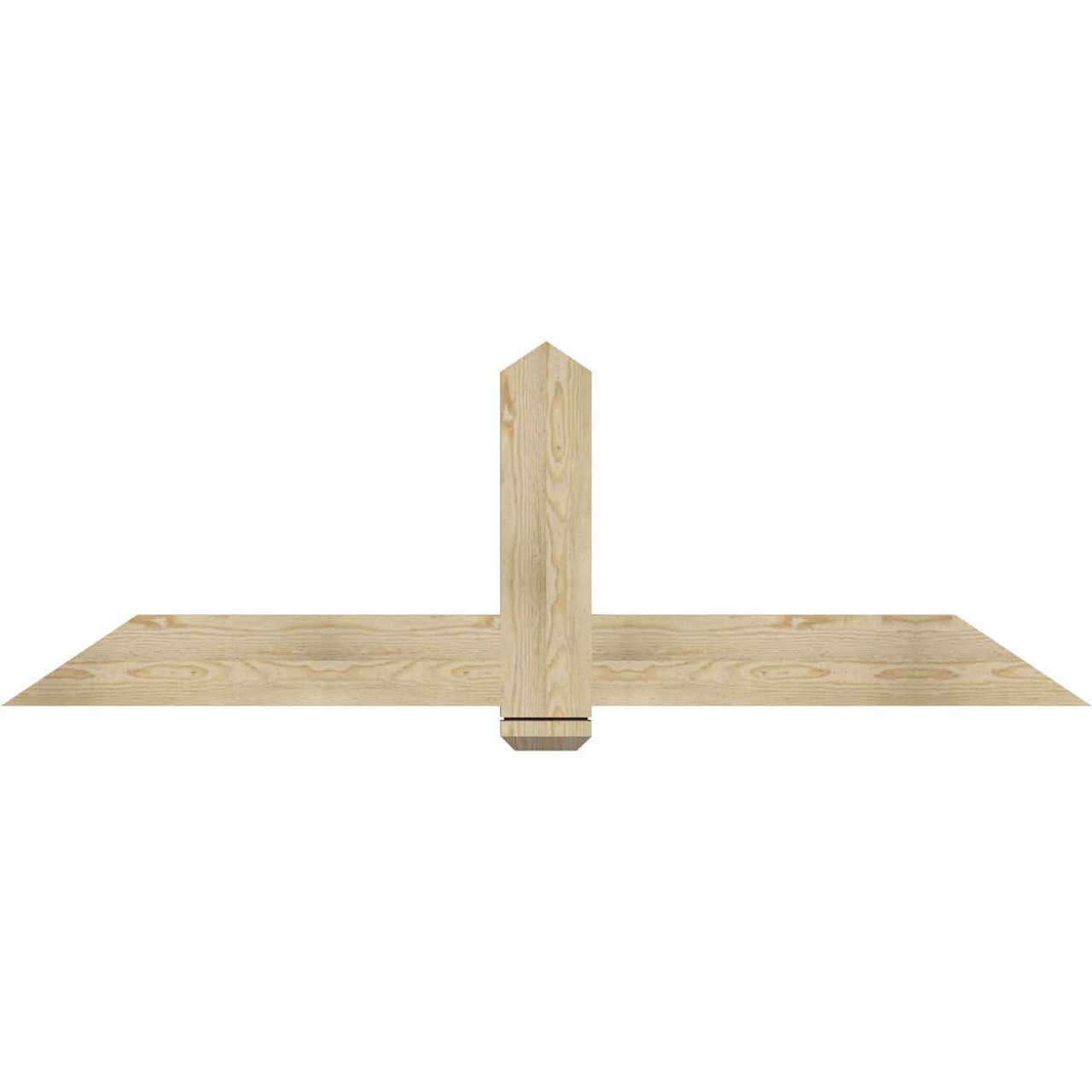 8/12 Pitch Eugene Rough Sawn Timber Gable Bracket GBW072X24X0206EUG00RDF