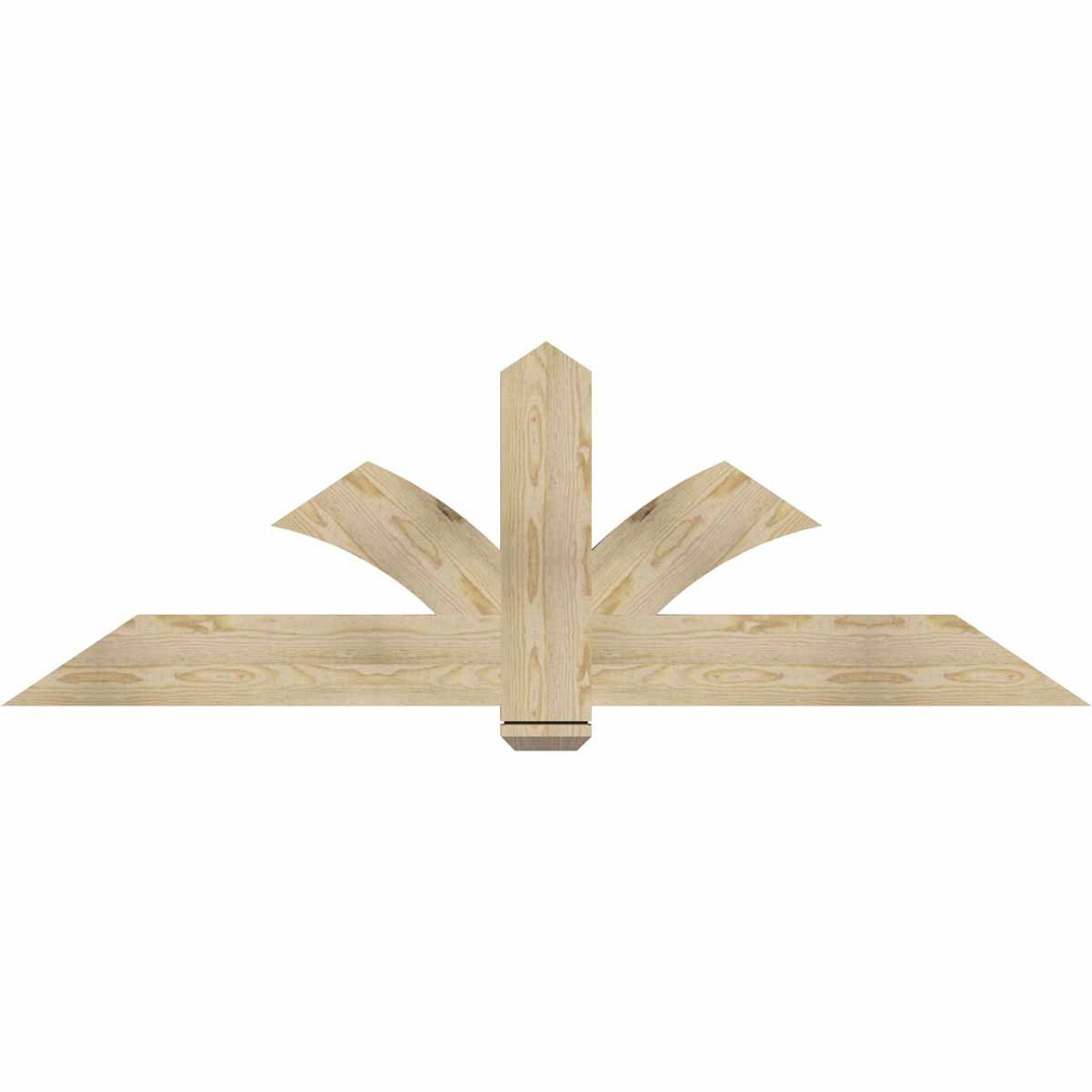 8/12 Pitch Redmond Rough Sawn Timber Gable Bracket GBW072X24X0206RED00RDF