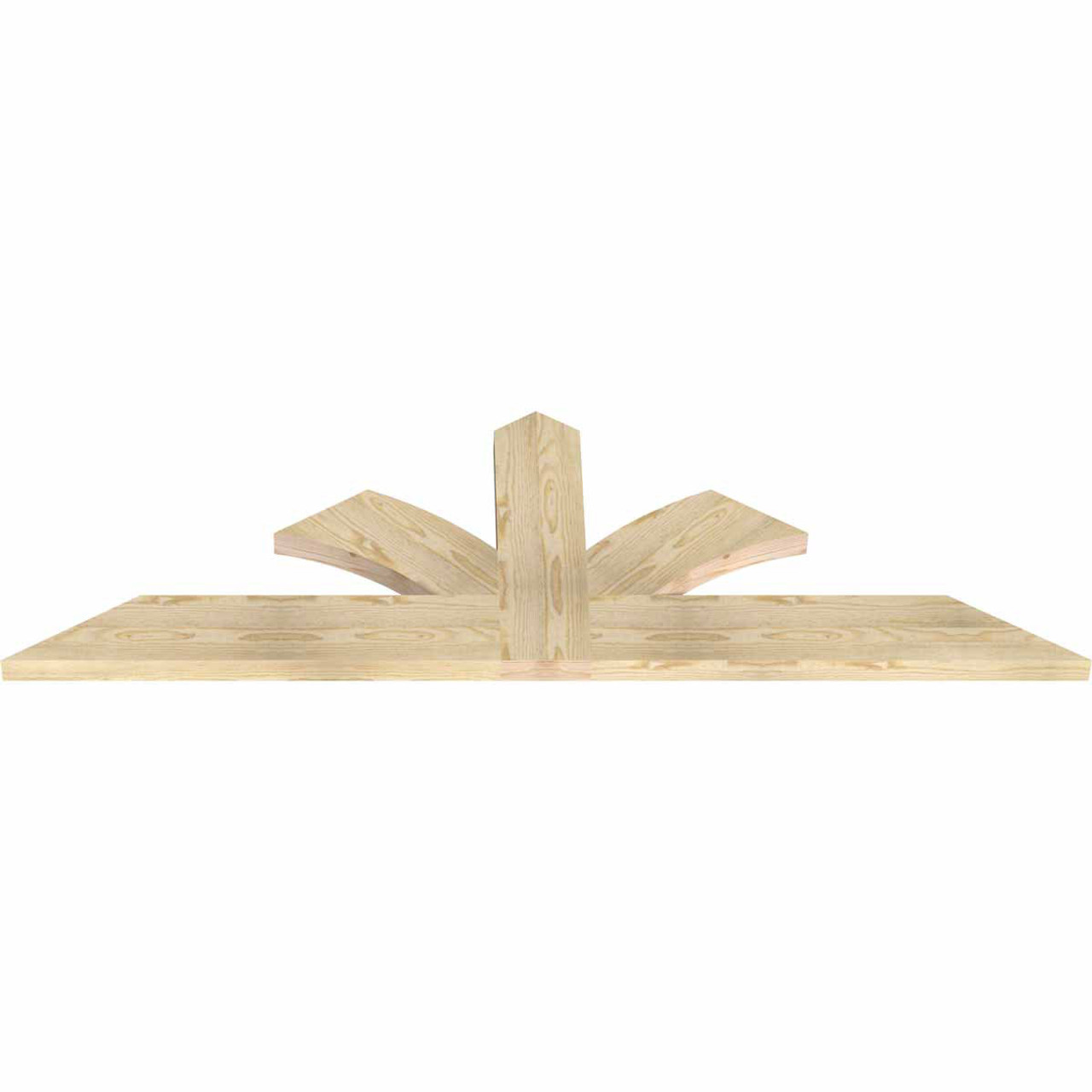 8/12 Pitch Richland Rough Sawn Timber Gable Bracket GBW072X24X0206RIC00RDF