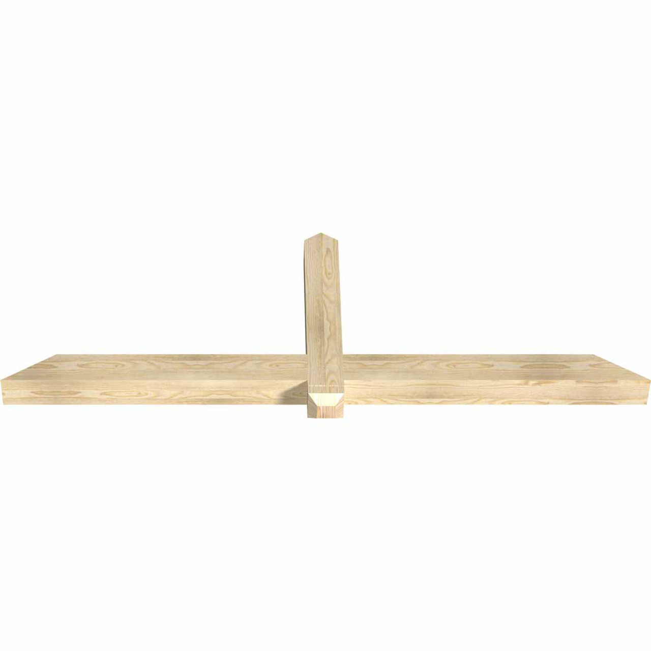 8/12 Pitch Eugene Rough Sawn Timber Gable Bracket GBW072X24X0404EUG00RDF