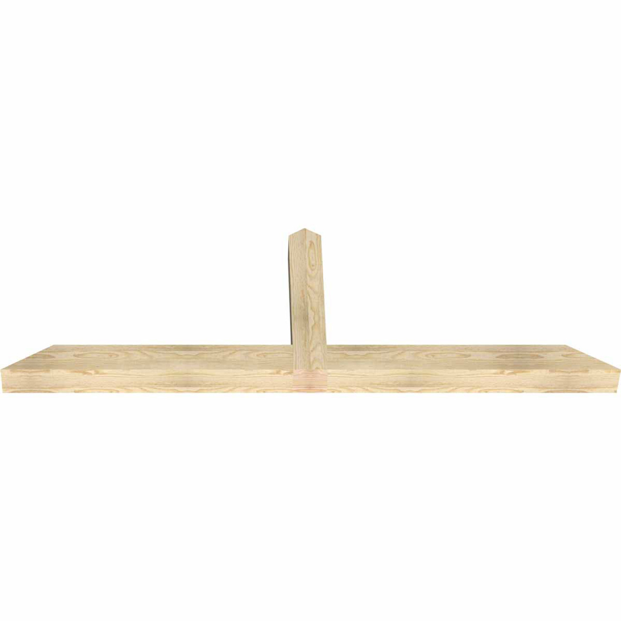 8/12 Pitch Portland Rough Sawn Timber Gable Bracket GBW072X24X0404POR00RDF