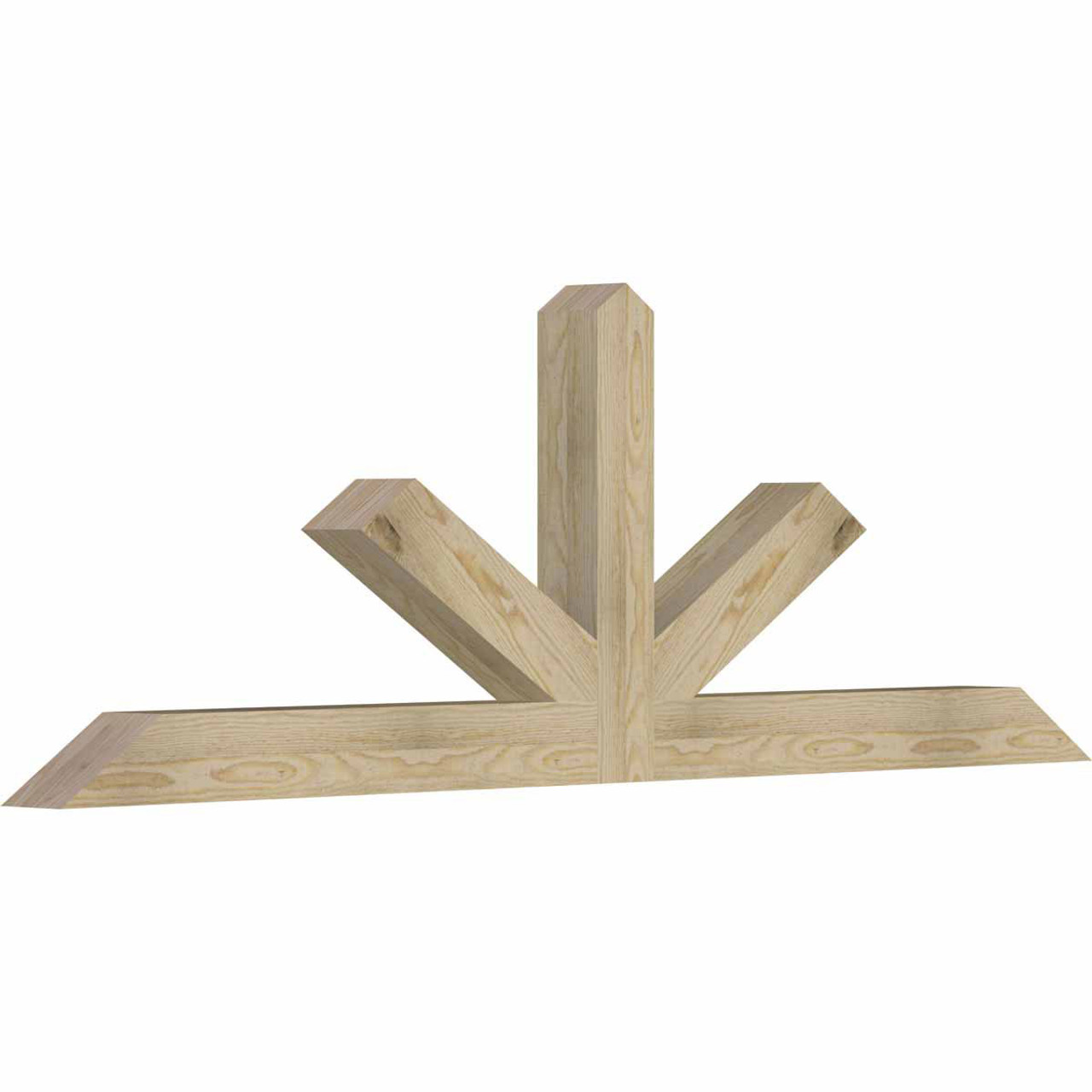 8/12 Pitch Saratoga Rough Sawn Timber Gable Bracket GBW072X24X0404SAR00RDF