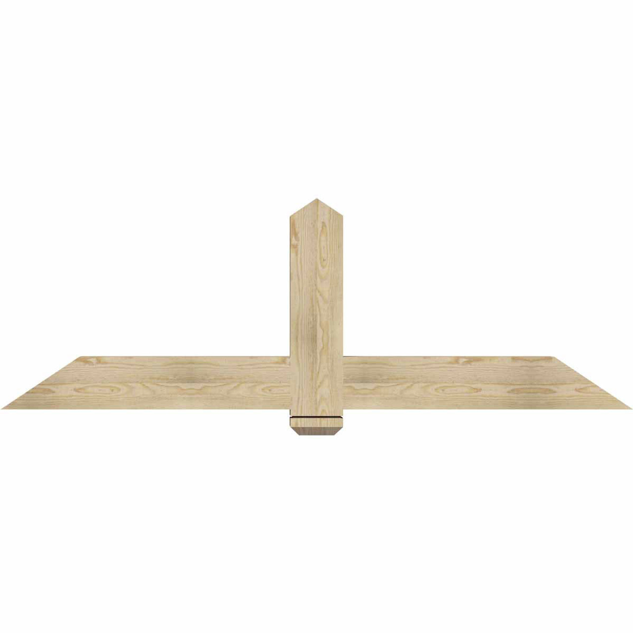 8/12 Pitch Eugene Rough Sawn Timber Gable Bracket GBW072X24X0406EUG00RDF