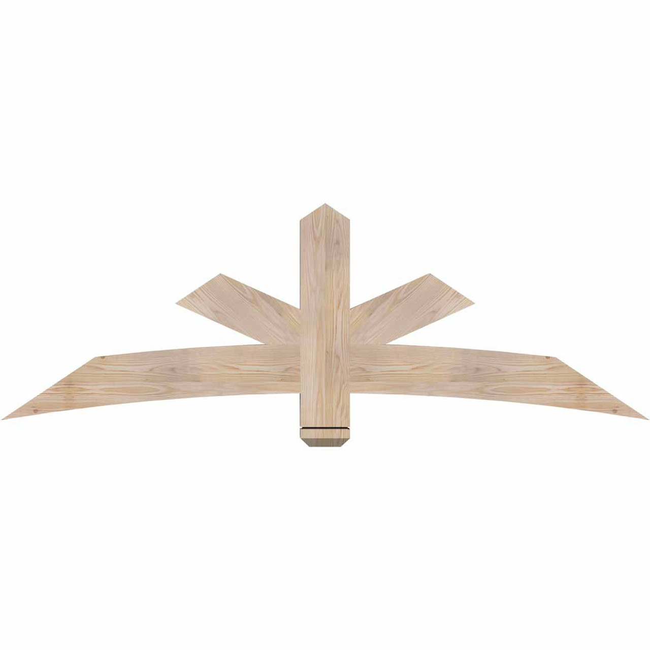 8/12 Pitch Alberta Smooth Timber Gable Bracket GBW072X24X0406ALB00SDF