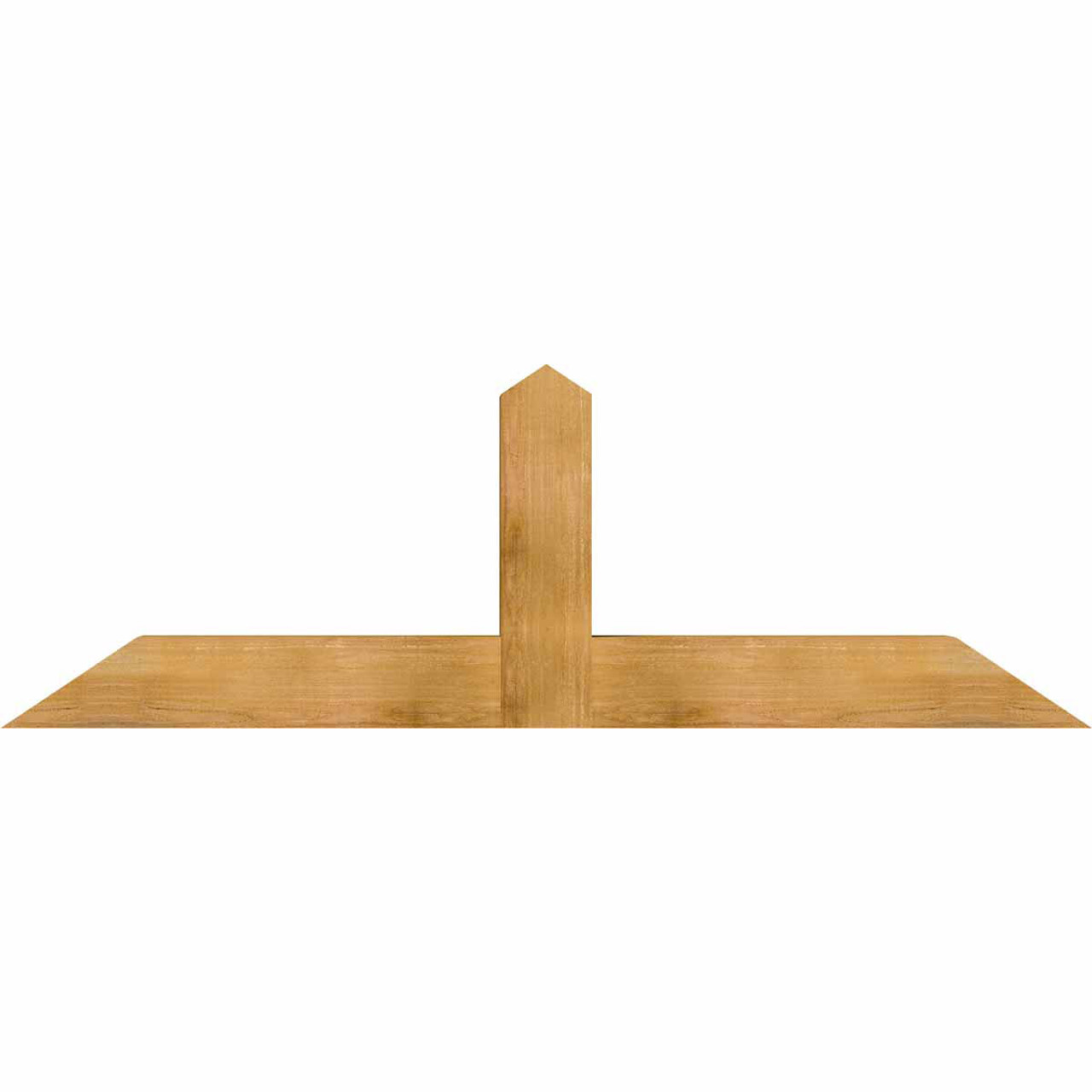 8/12 Pitch Portland Rough Sawn Timber Gable Bracket GBW072X24X0606POR00RWR