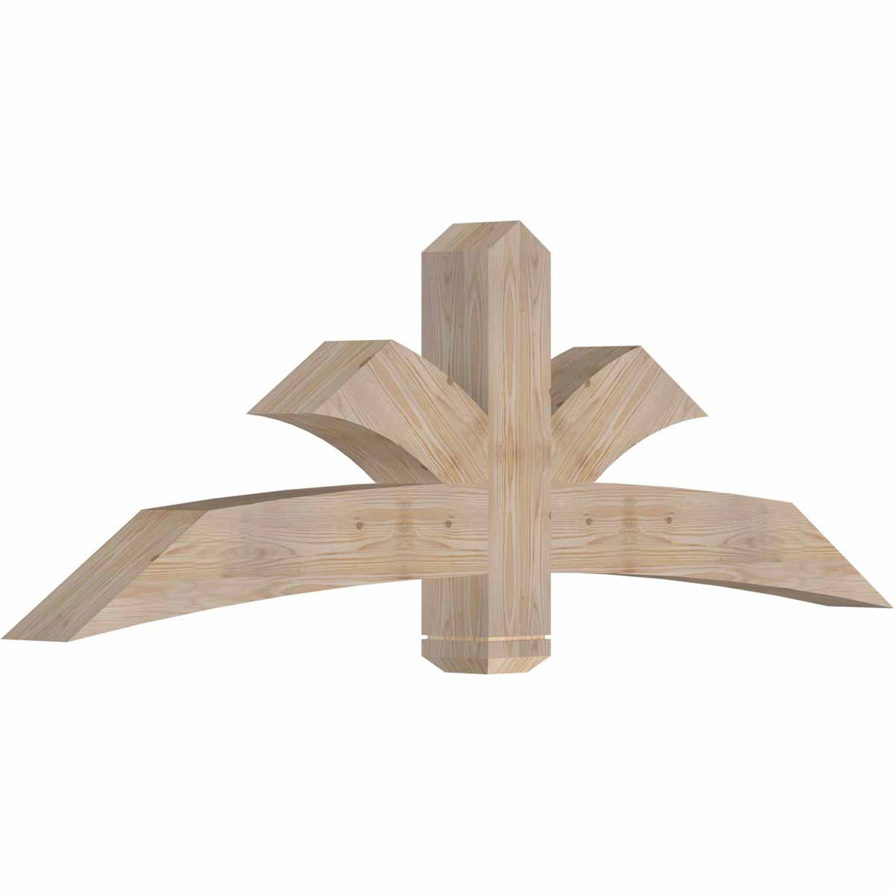 8/12 Pitch Davenport Smooth Timber Gable Bracket GBW072X24X0606DAV00SDF