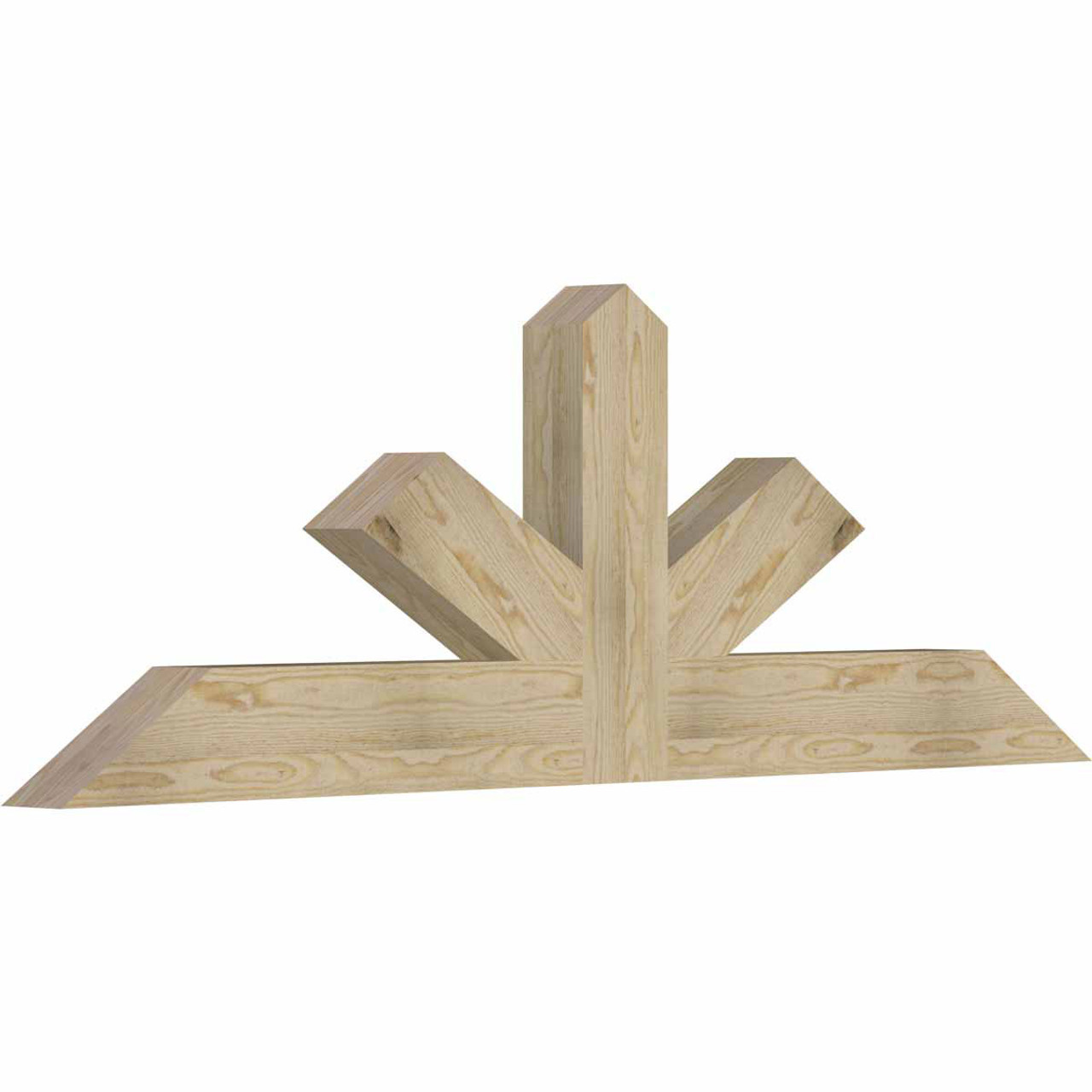 8/12 Pitch Saratoga Rough Sawn Timber Gable Bracket GBW072X24X0406SAR00RDF