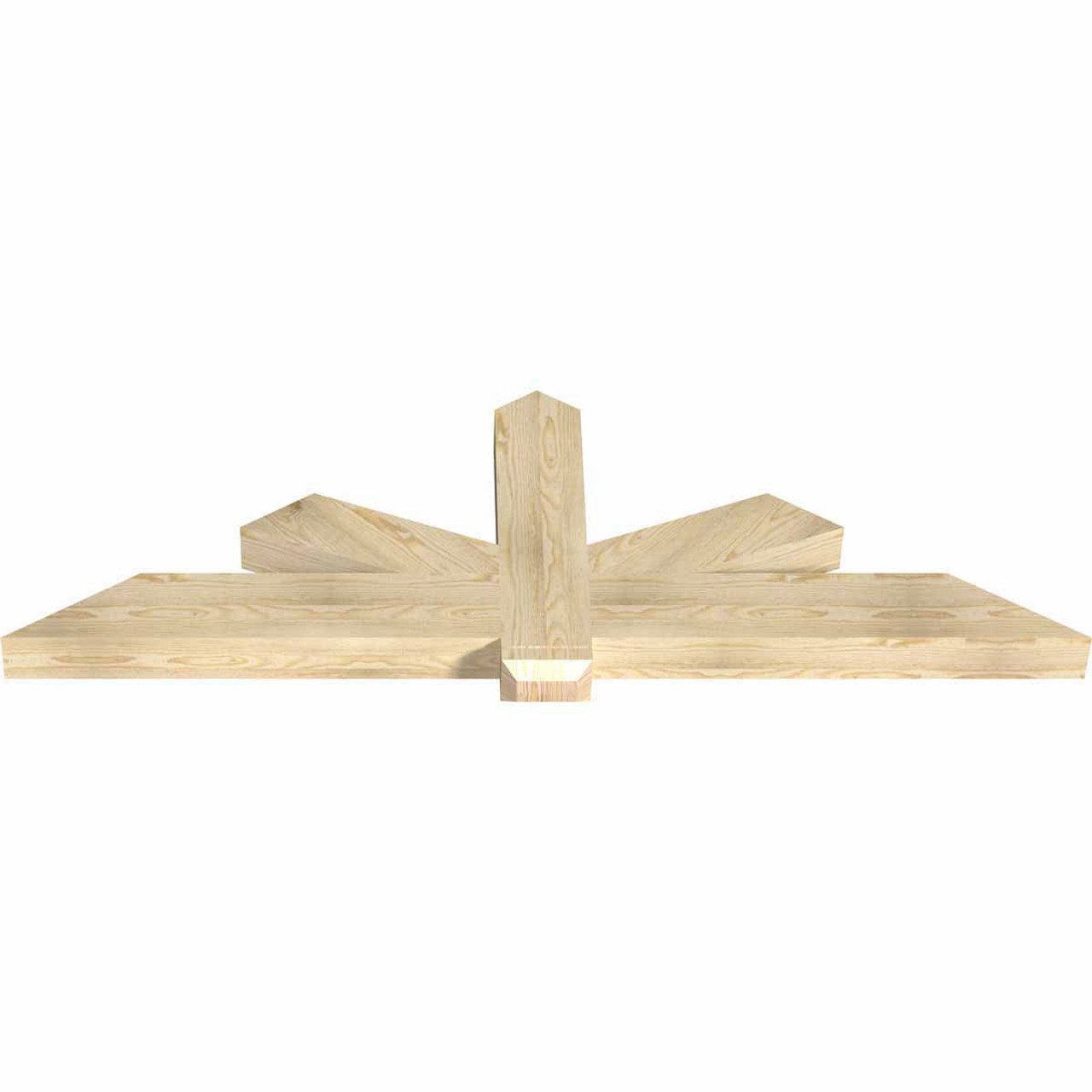 8/12 Pitch Kennewick Rough Sawn Timber Gable Bracket GBW072X24X0406KEN00RDF