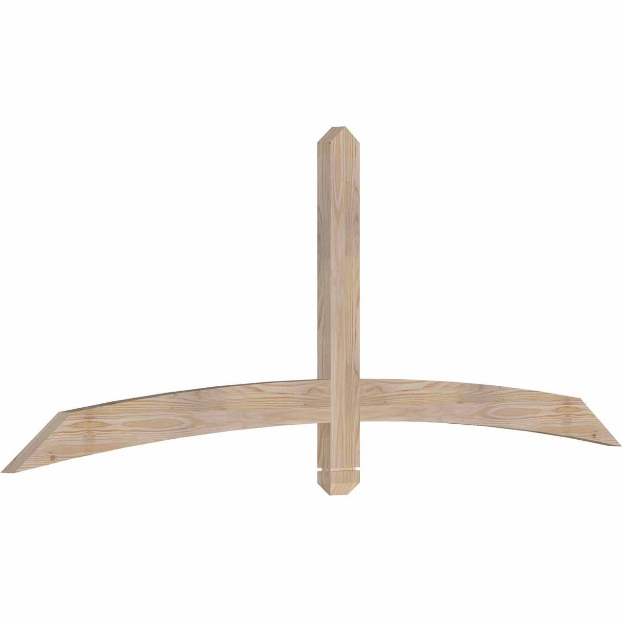 9/12 Pitch Bellingham Smooth Timber Gable Bracket GBW072X27X0204BEL00SDF