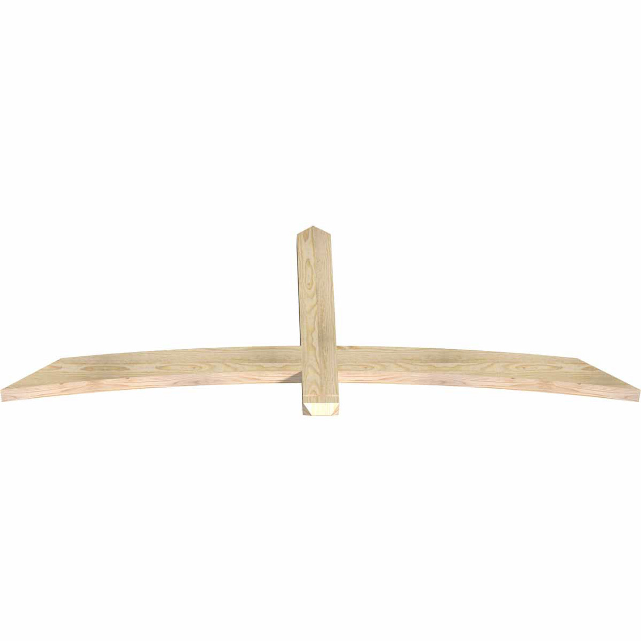 9/12 Pitch Bellingham Rough Sawn Timber Gable Bracket GBW072X27X0204BEL00RDF