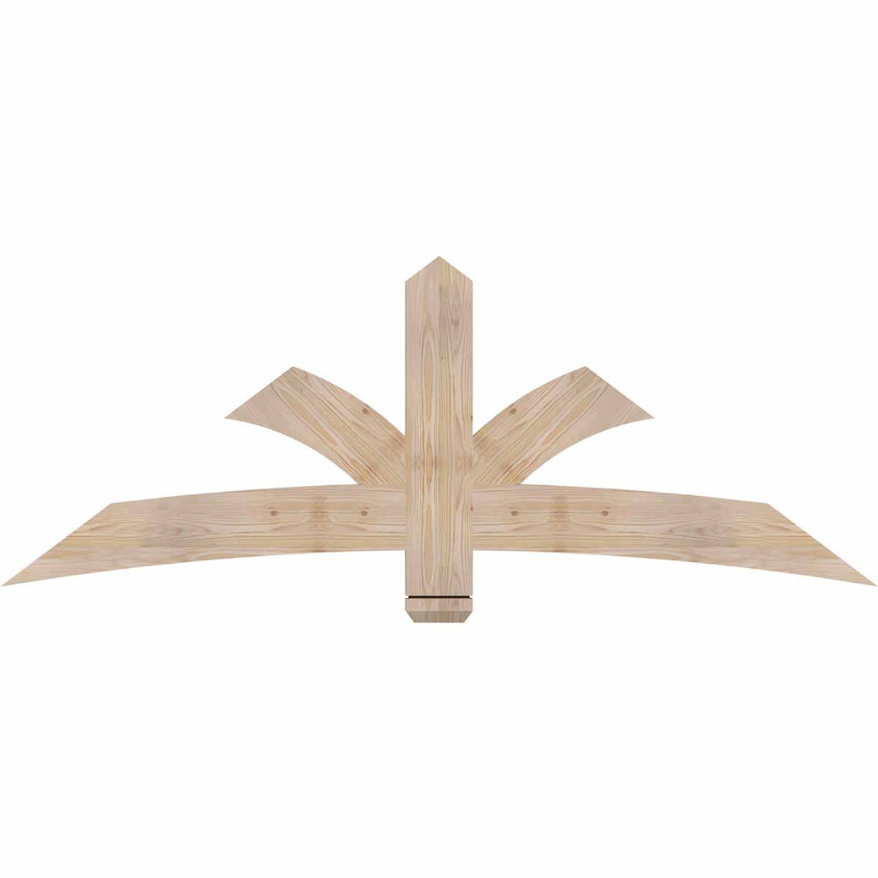 9/12 Pitch Davenport Smooth Timber Gable Bracket GBW072X27X0206DAV00SDF