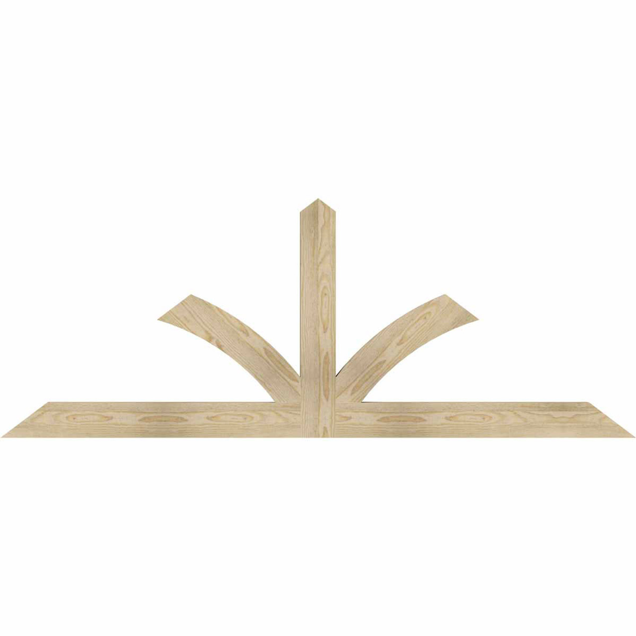 9/12 Pitch Richland Rough Sawn Timber Gable Bracket GBW072X27X0204RIC00RDF