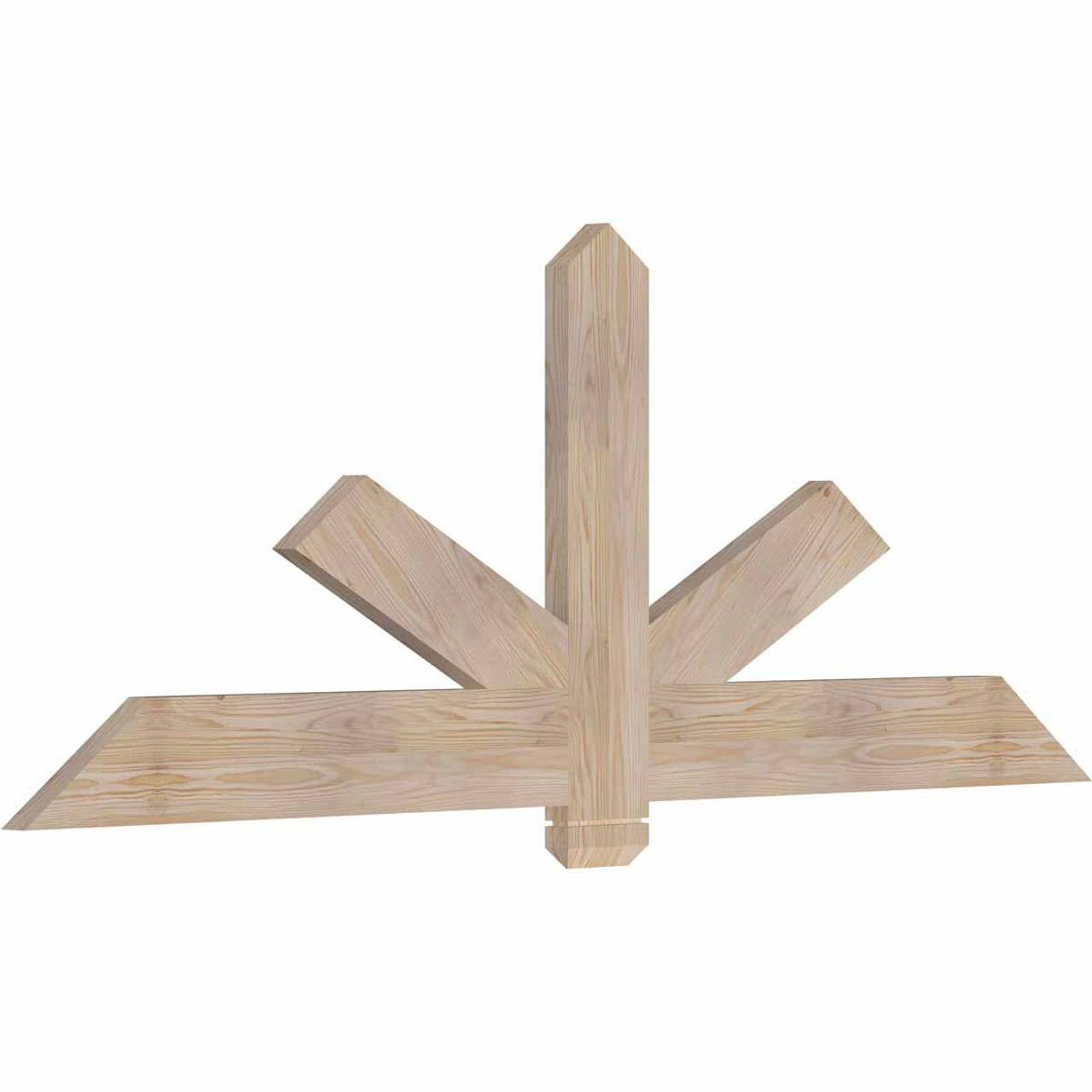 9/12 Pitch Kennewick Smooth Timber Gable Bracket GBW072X27X0206KEN00SDF