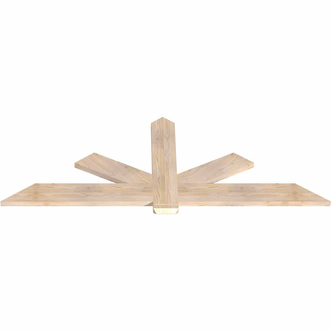 9/12 Pitch Kennewick Smooth Timber Gable Bracket GBW072X27X0206KEN00SDF