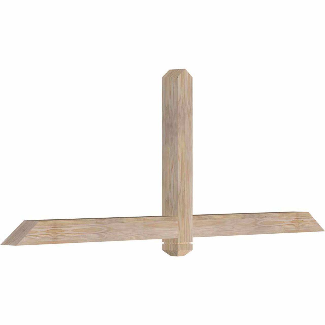 9/12 Pitch Eugene Smooth Timber Gable Bracket GBW072X27X0404EUG00SDF