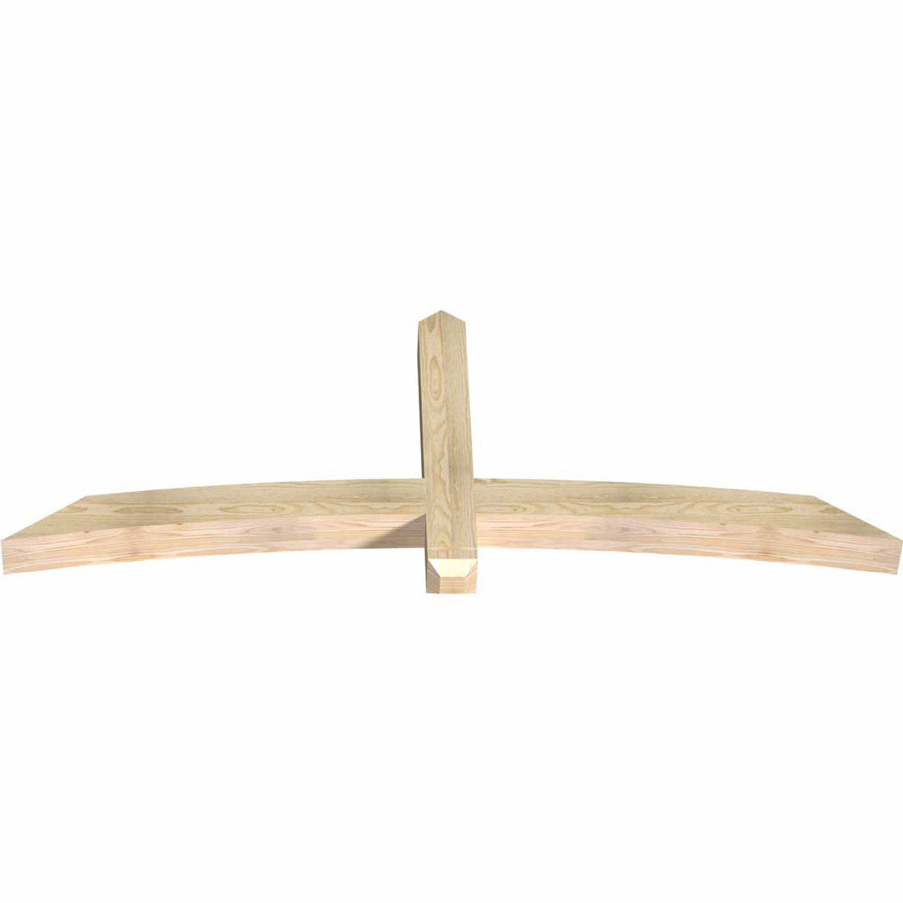 9/12 Pitch Bellingham Rough Sawn Timber Gable Bracket GBW072X27X0404BEL00RDF