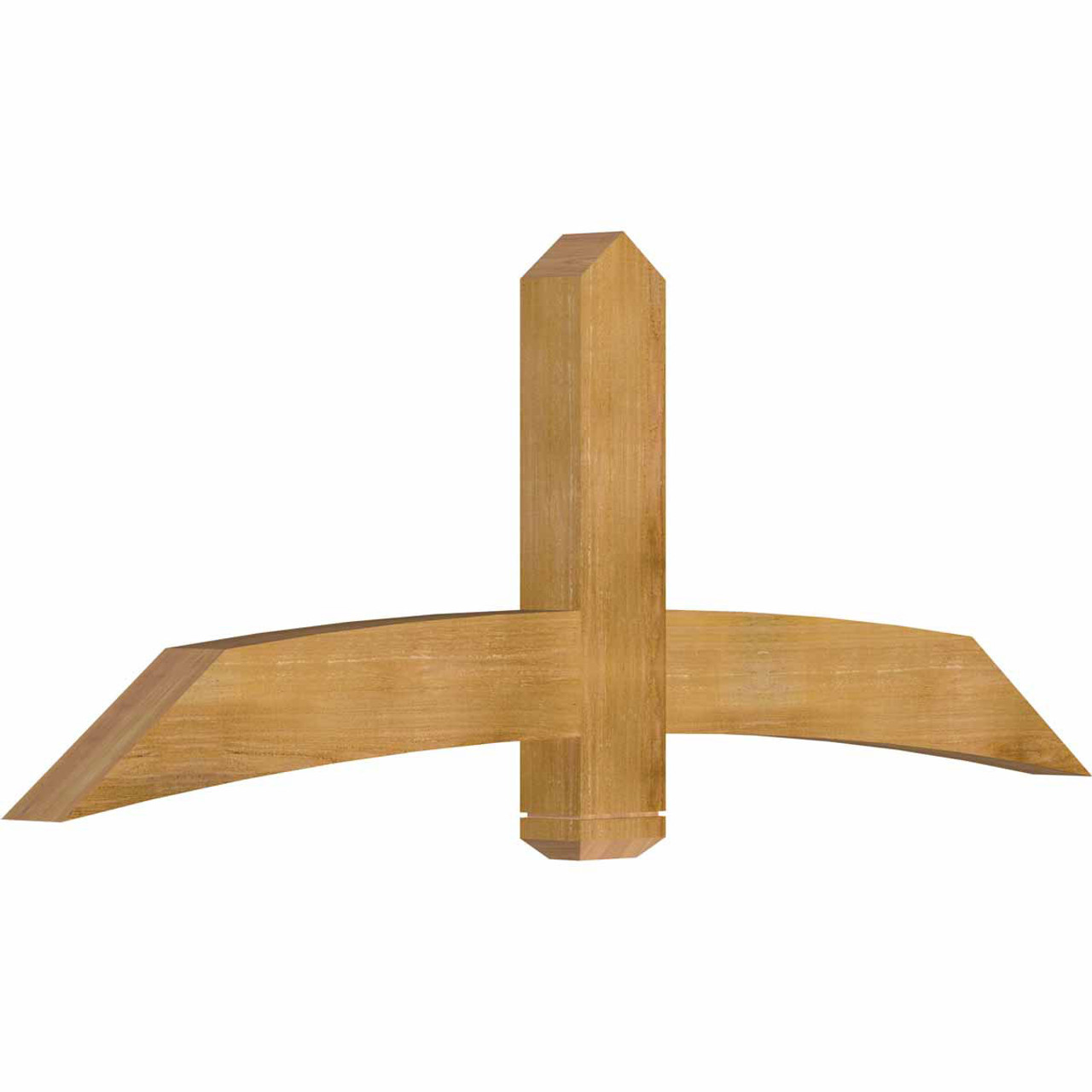 9/12 Pitch Bellingham Rough Sawn Timber Gable Bracket GBW072X27X0406BEL00RWR