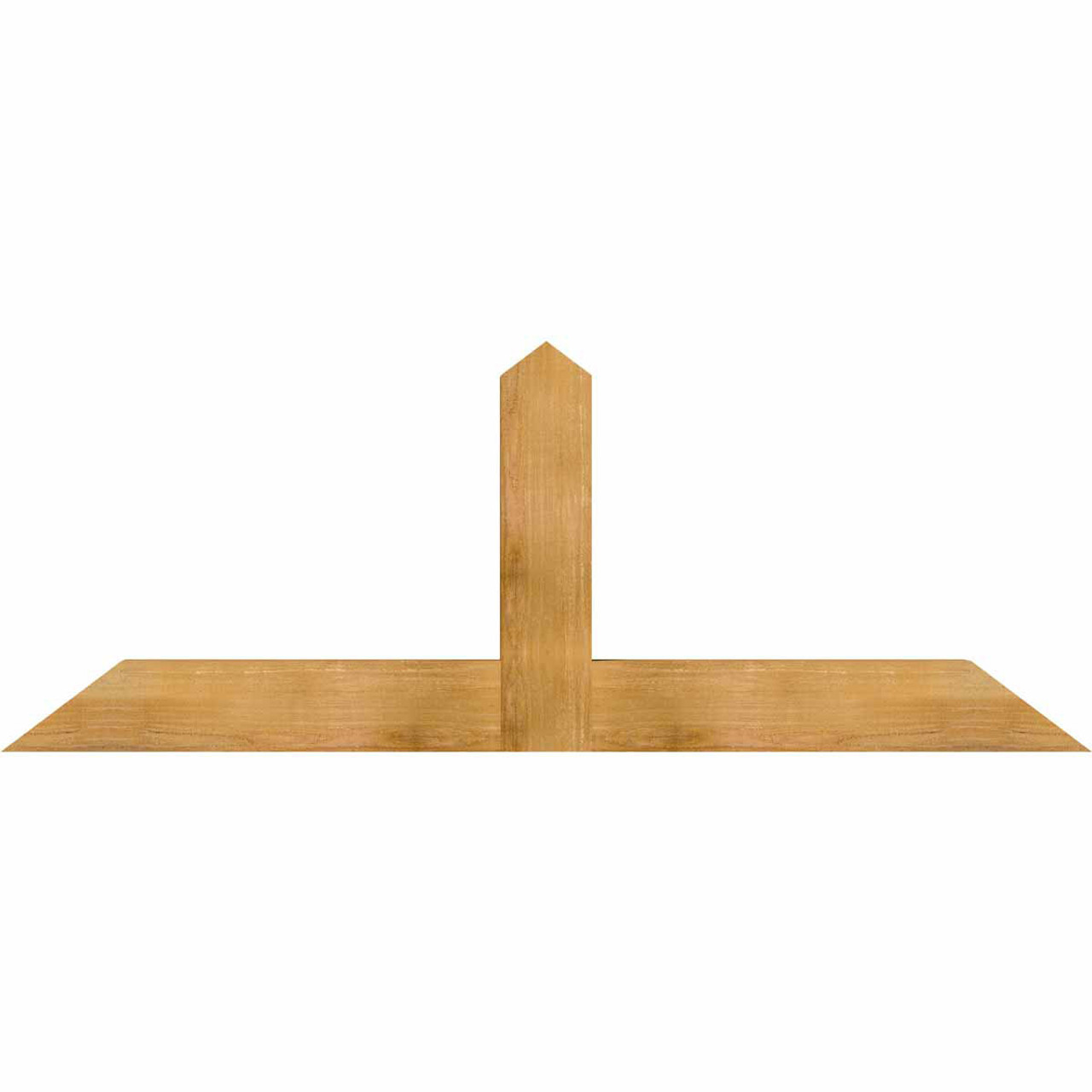 9/12 Pitch Portland Rough Sawn Timber Gable Bracket GBW072X27X0406POR00RWR