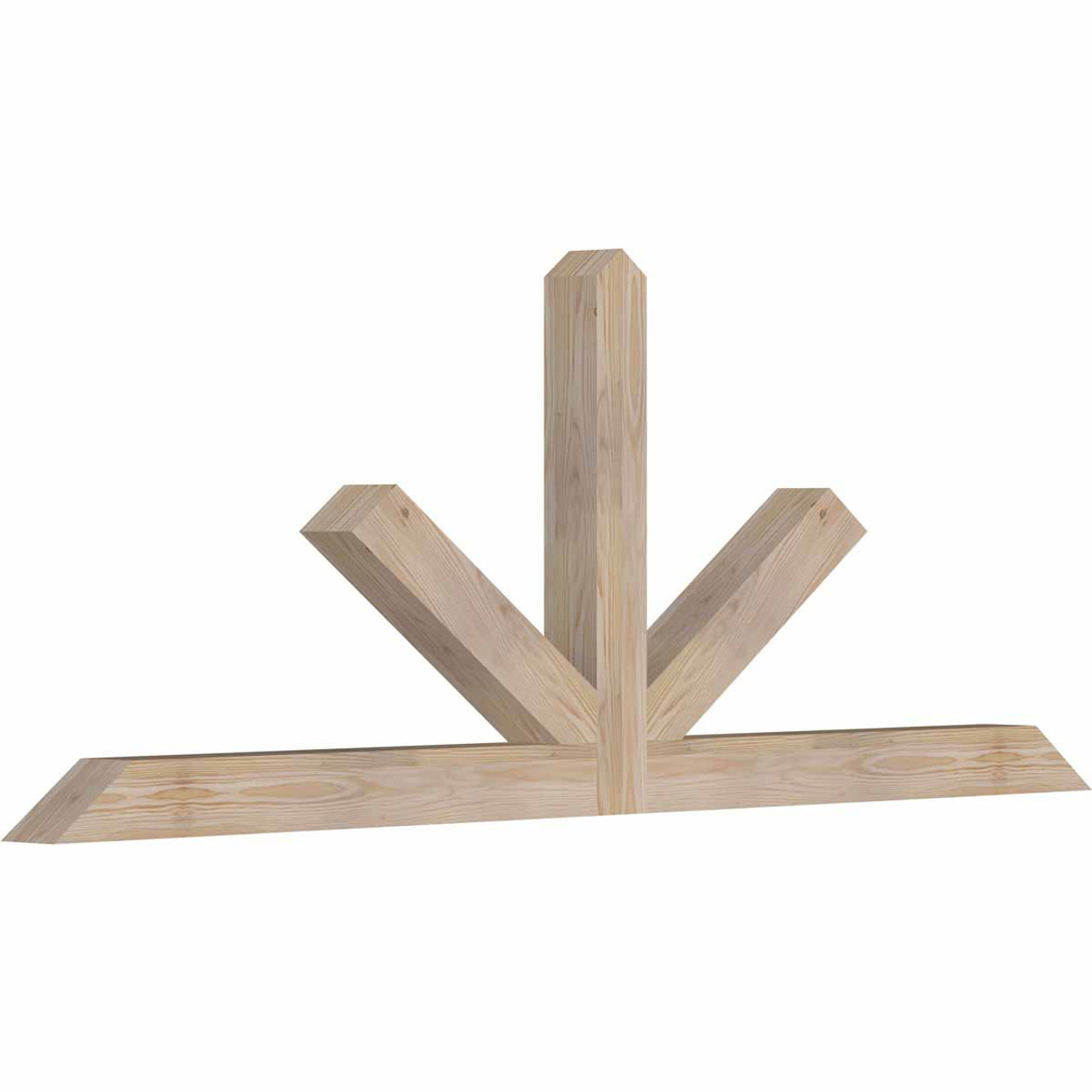 9/12 Pitch Saratoga Smooth Timber Gable Bracket GBW072X27X0404SAR00SDF